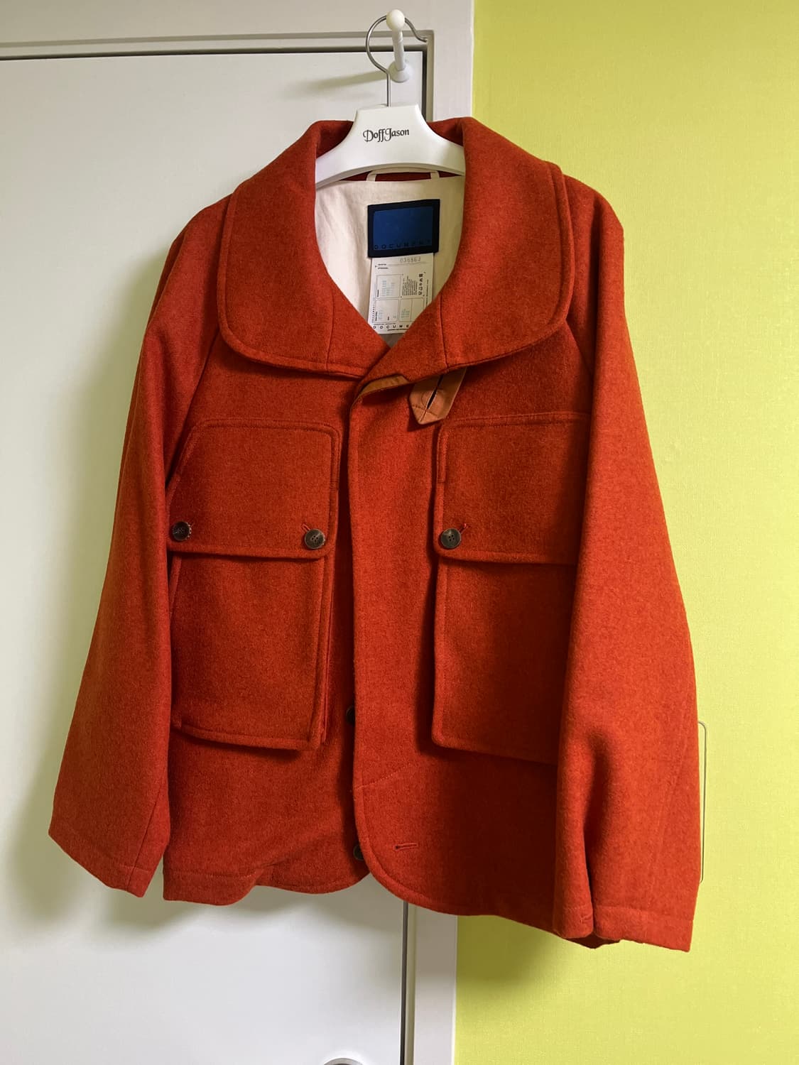 도큐먼트 빅포켓 울자켓 m사이즈 상품이미지6