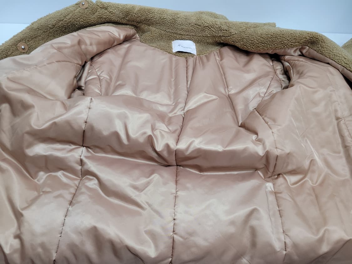 MELBON 멜본 플리스 코트 뽀글이 코트 / 여 FREE 카멜 상품이미지8