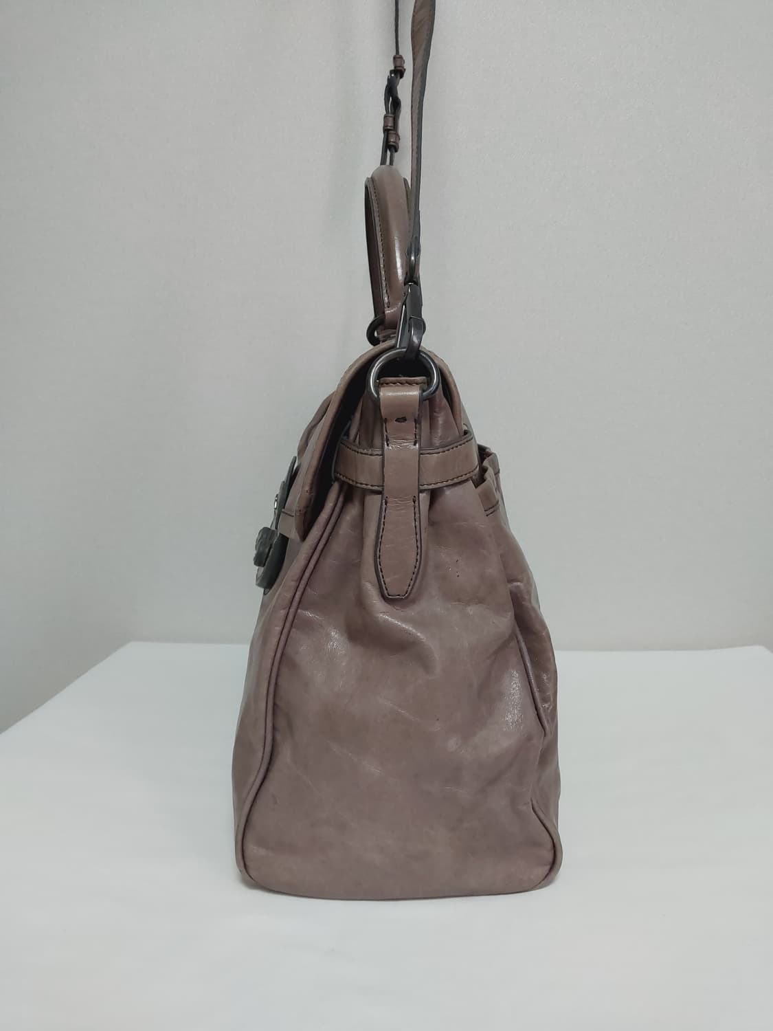 프라다 레더 플랩 브리프케이스 토트백 2way (정품) 상품이미지6