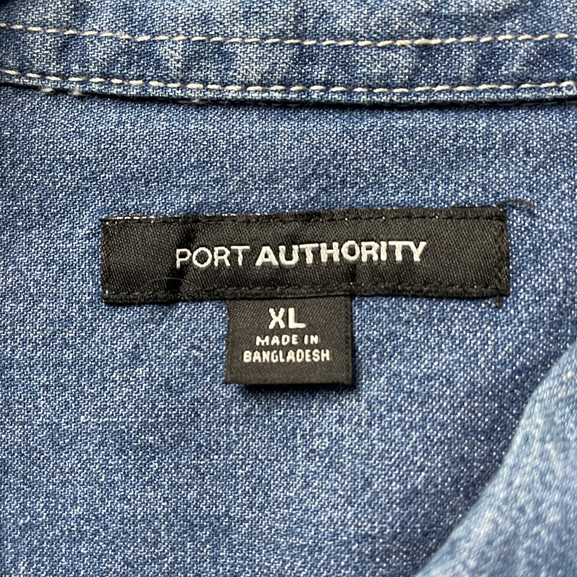 PORT AUTHORITY 빈티지 코튼 데님 셔츠 A00644 상품이미지9