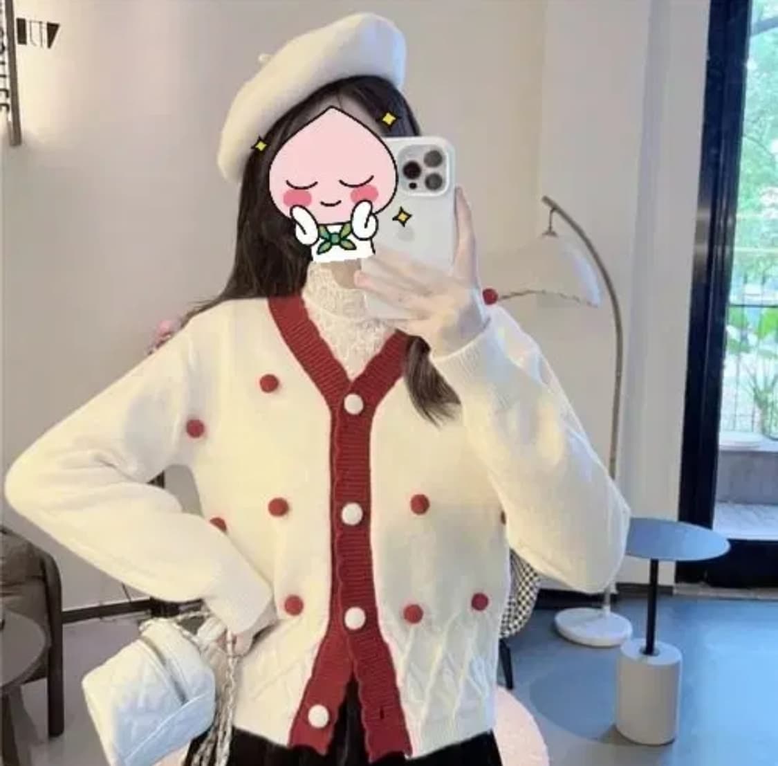 급처새상품!바닐라비 공주 니트가디건 레니본st리즈리사st오즈세컨st 상품이미지1