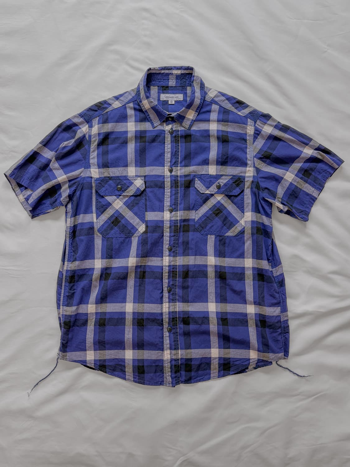 Ordinary fits cotton check shirt 상품이미지1