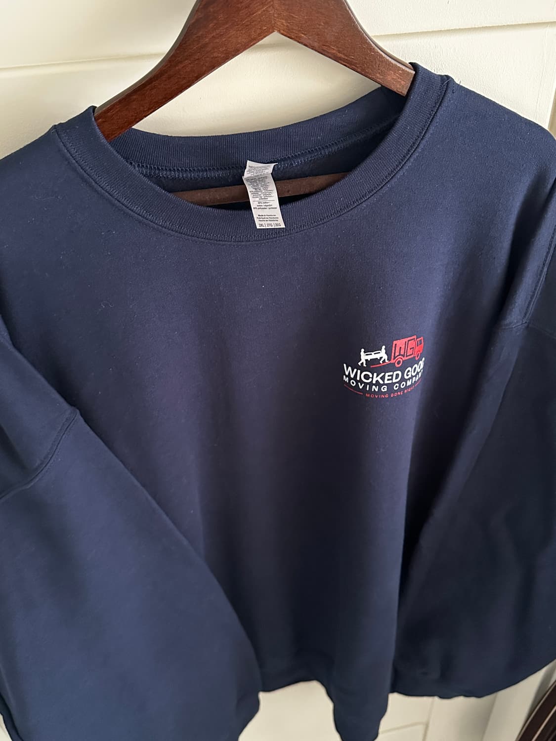 Wicked Good Moving Company 프린트 스웻셔츠 상품이미지3