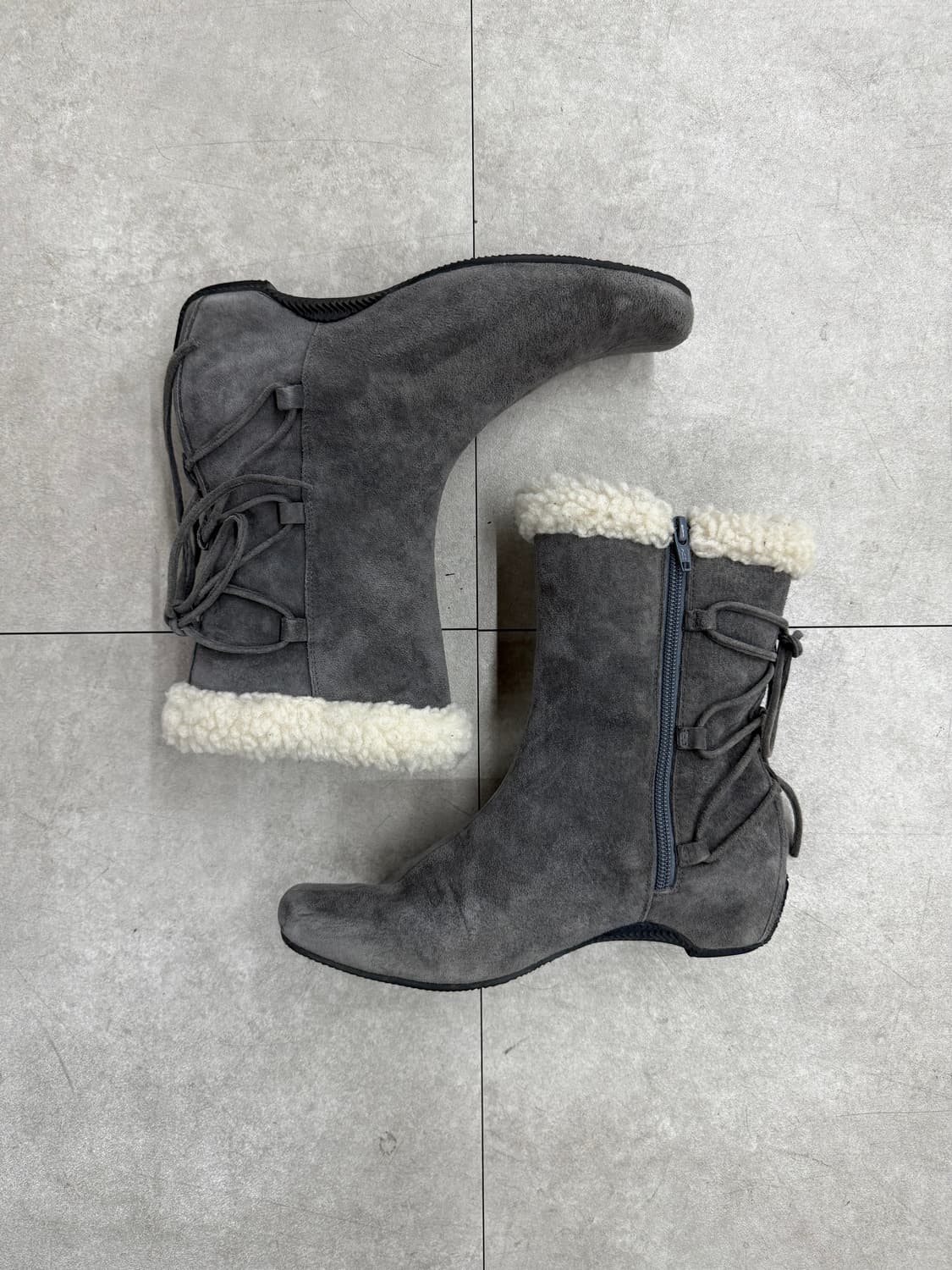 hush puppies 스웨이드 레이스업 부츠 상품이미지5