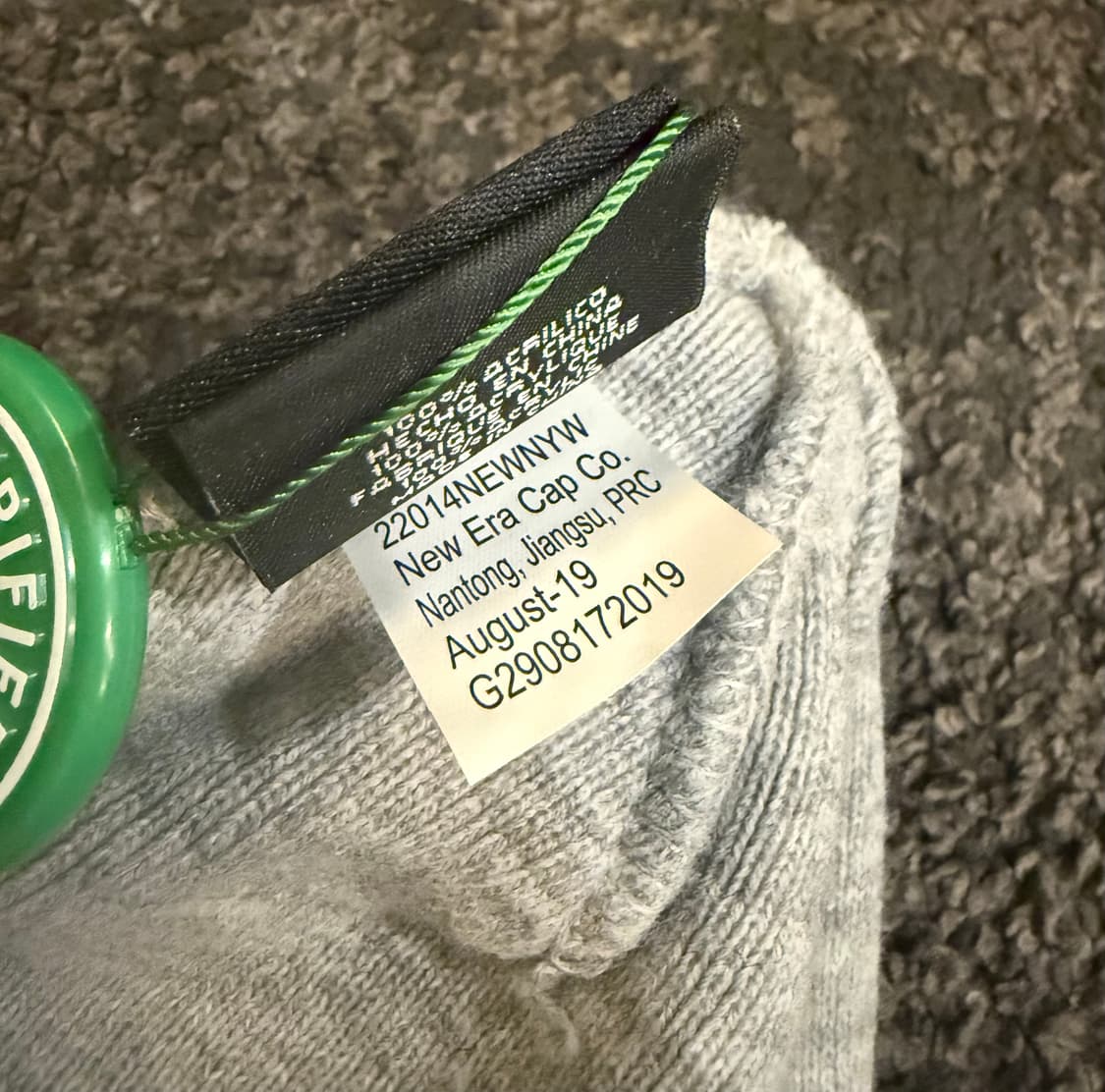 19FW슈프림 박스로고 비니 헤더 그레이 상품이미지4