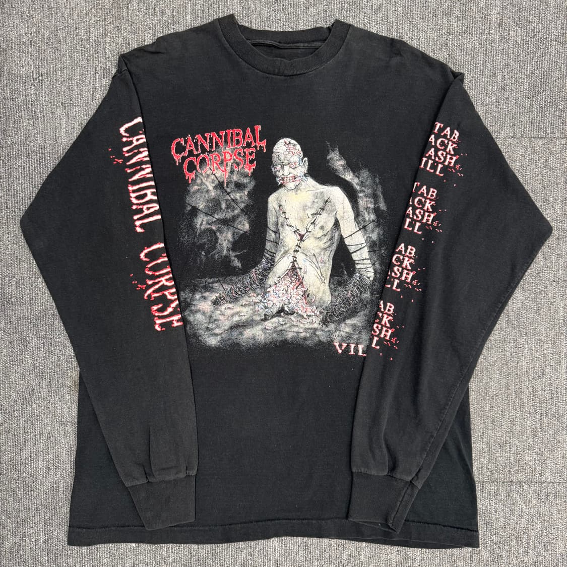 빈티지 cannibal corpse 긴팔티셔츠 상품이미지1