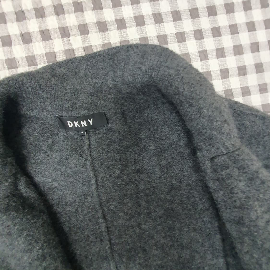 DKNY 울 니트 코트 남자95~100 상품이미지7