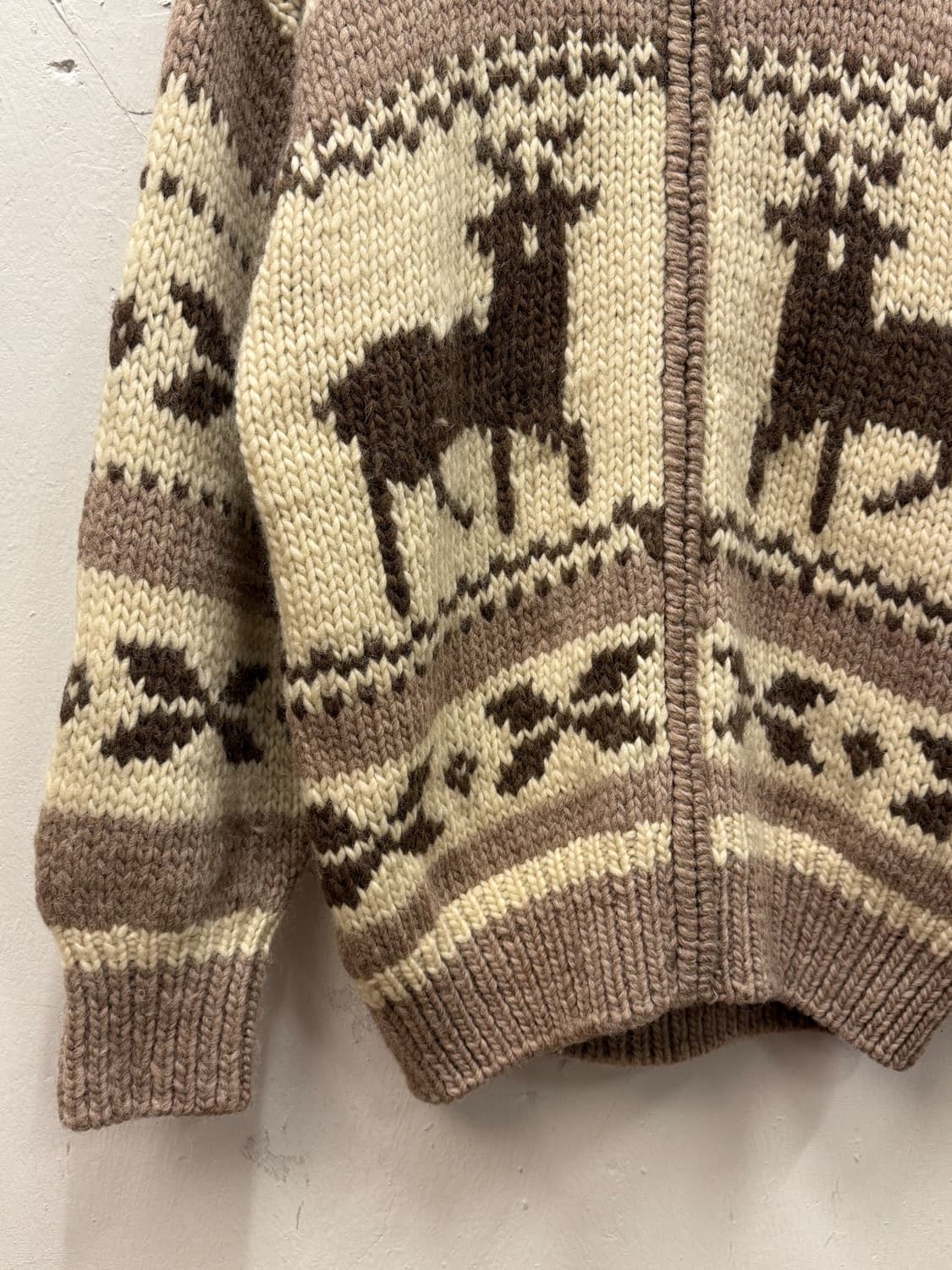 L) MACHOPE Original Wool Zip Knit Jacket 상품이미지3