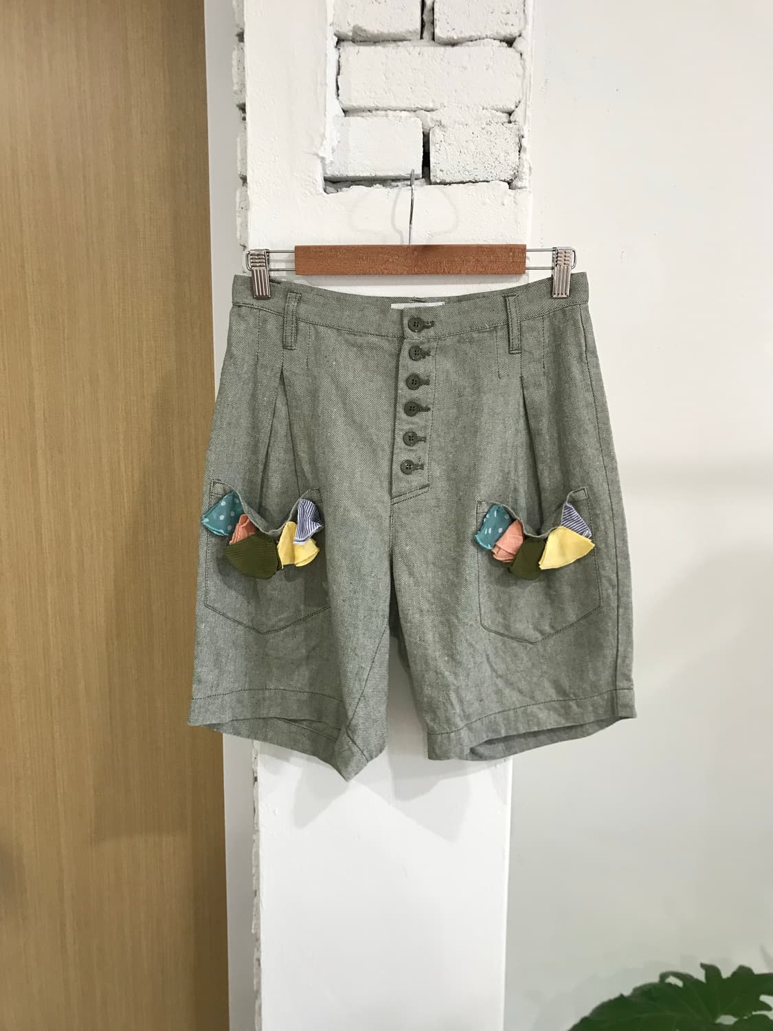 Ne-net button pants 상품이미지1