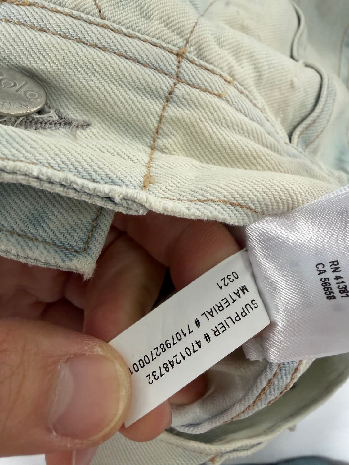 폴로랄프로렌 폴로 폴로자켓 데님자켓 랄프로렌 청자켓 상품이미지7