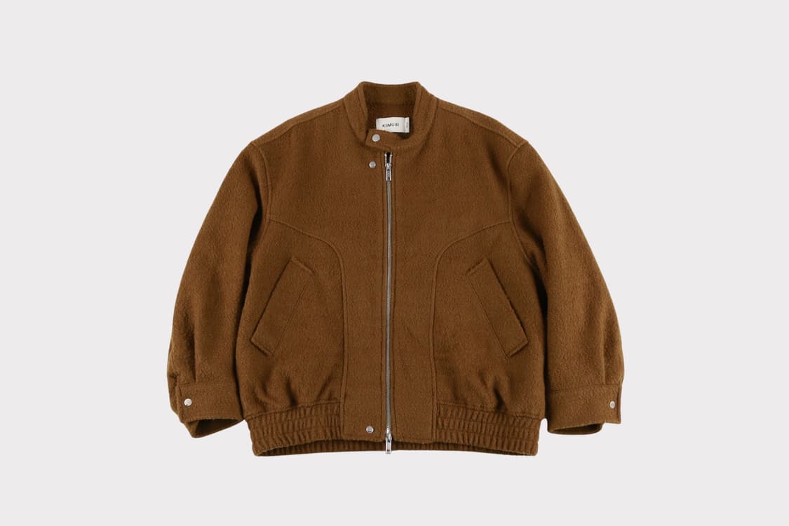 [M] 키뮤어 2-WAY 부클 울 바이커 자켓 상품이미지1