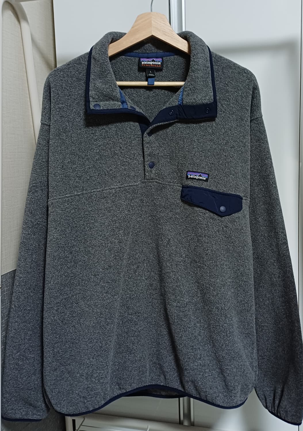 [L] 파타고니아 신칠라 스냅티 니켈 / 네이비 블루 상품이미지2