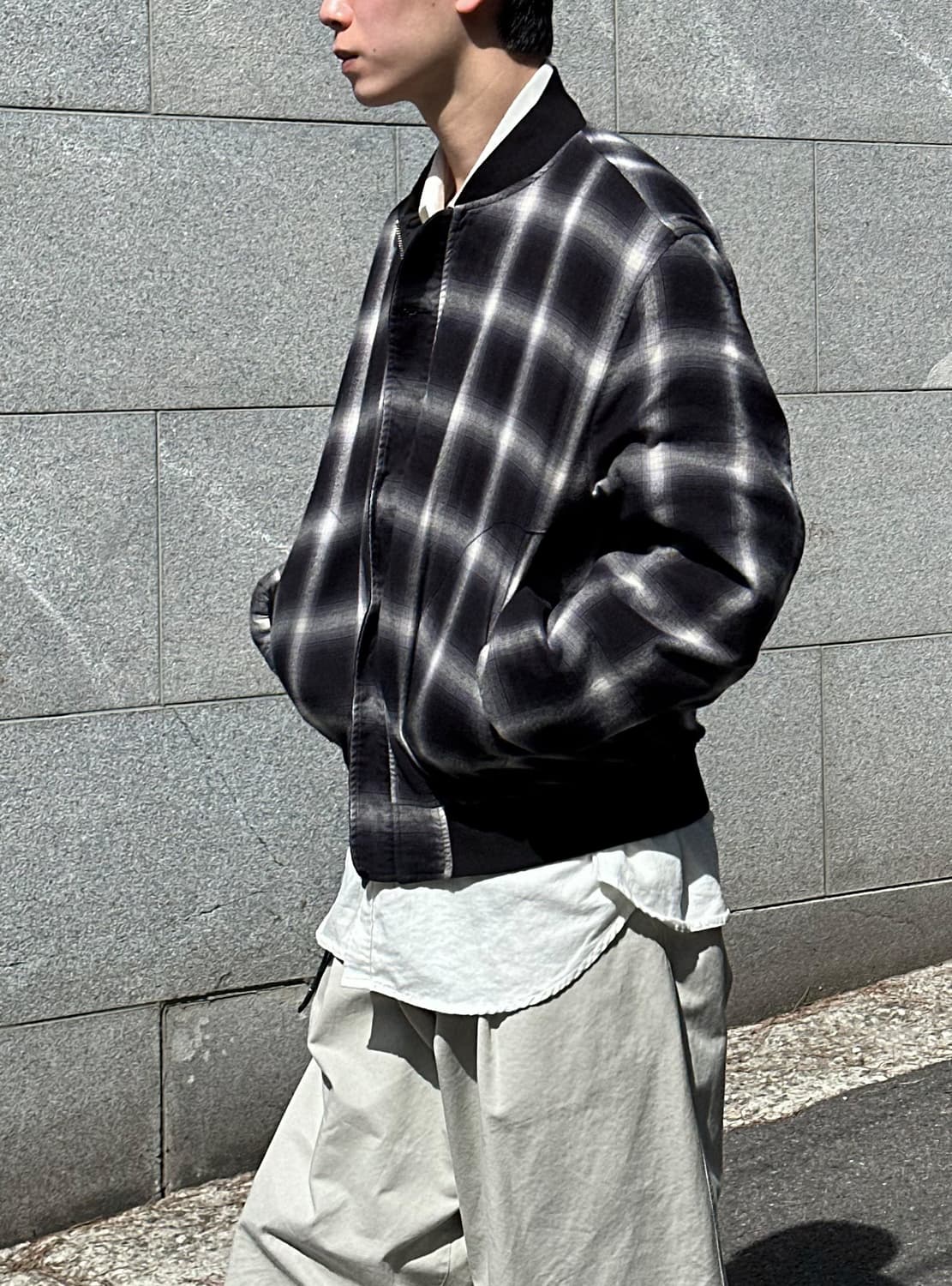 (2) 이얼즈어고 옴브레 Ma-1 리버서블 자켓 상품이미지1