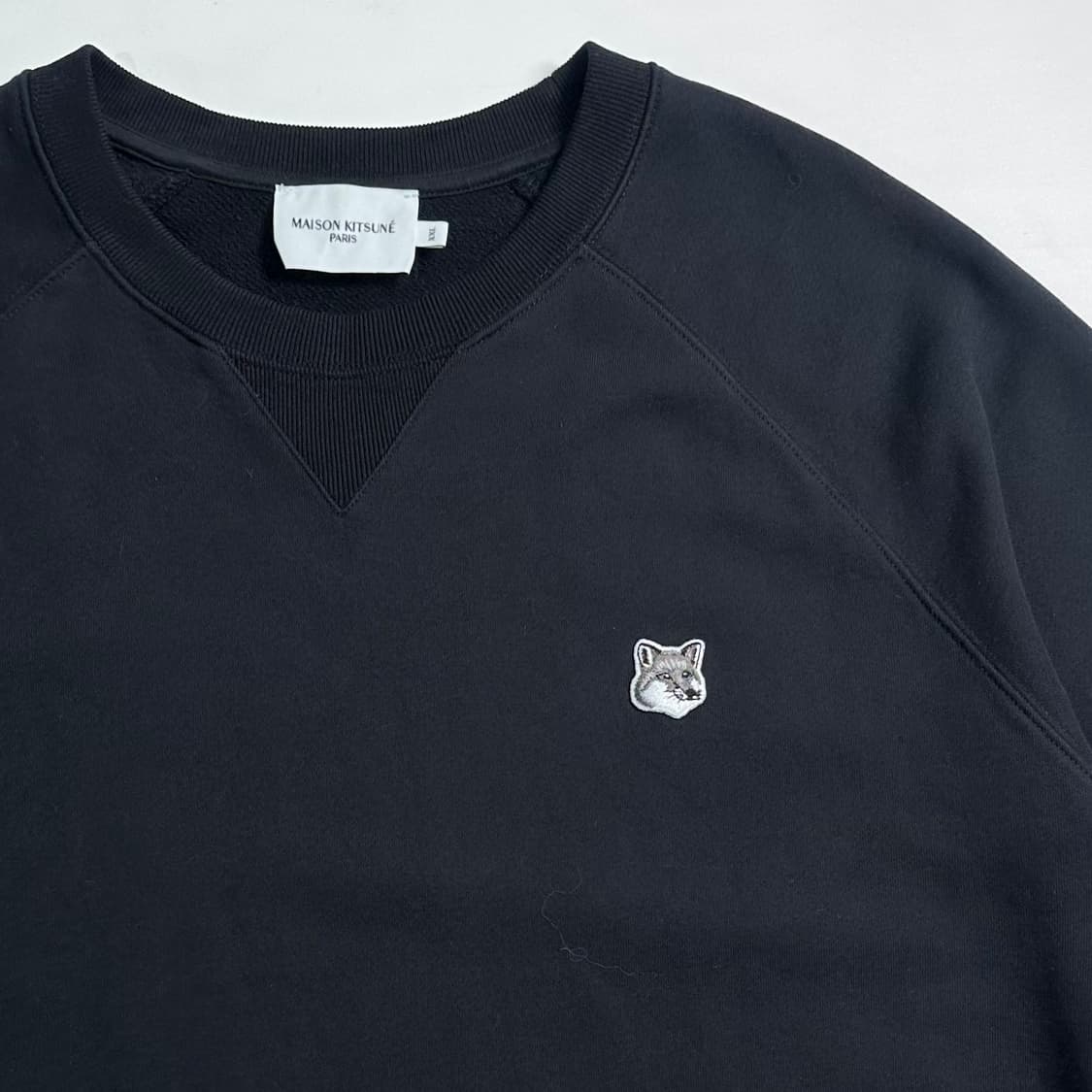 메종 키츠네 폭스헤드 블랙 맨투맨 상품이미지4