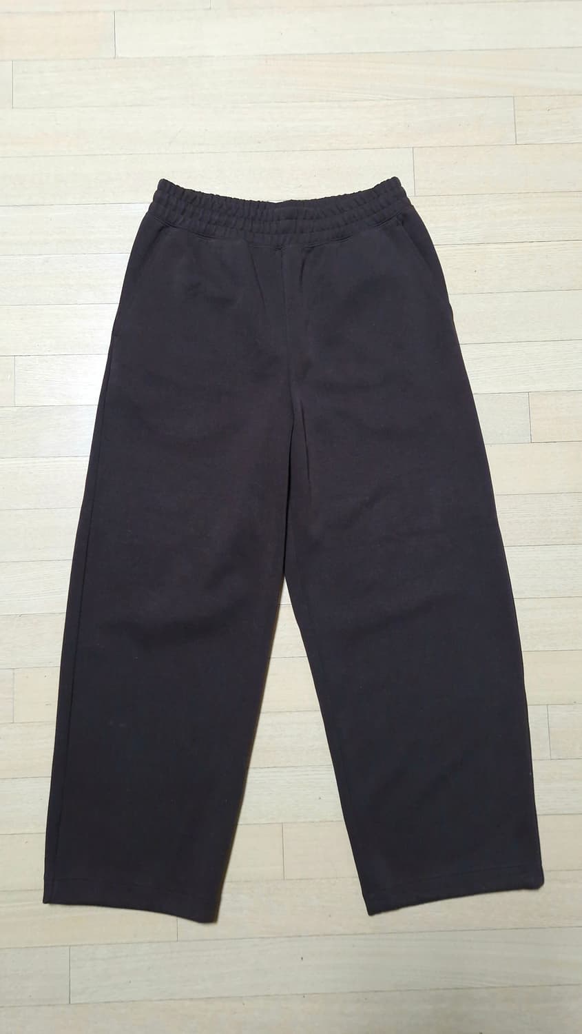 유니클로 C 스웨트와이드팬츠 다크브라운 M 상품이미지2