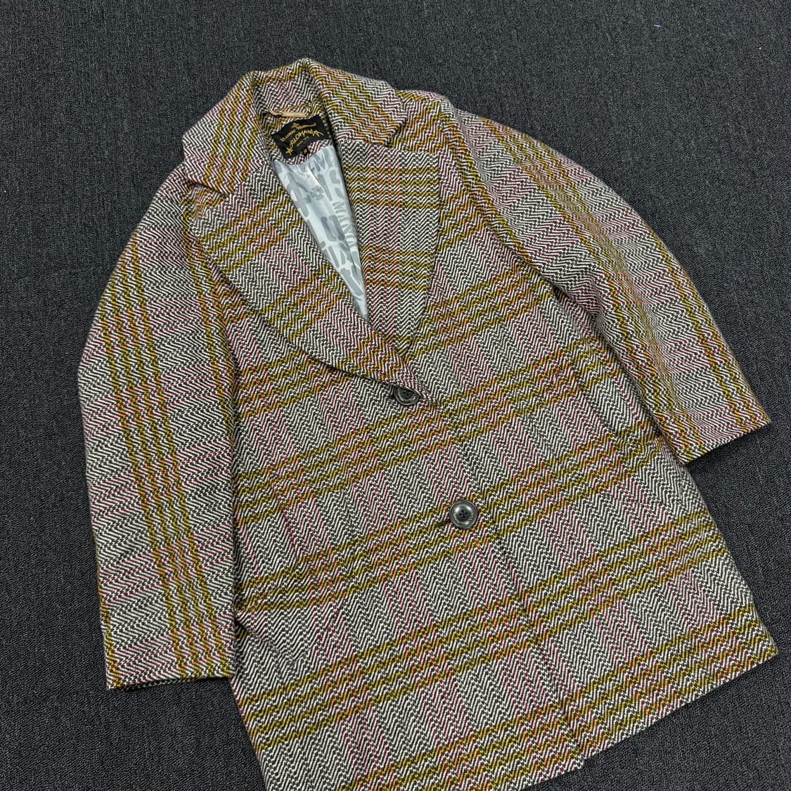 비비안웨스트우드 체크 울 코트 상품이미지2