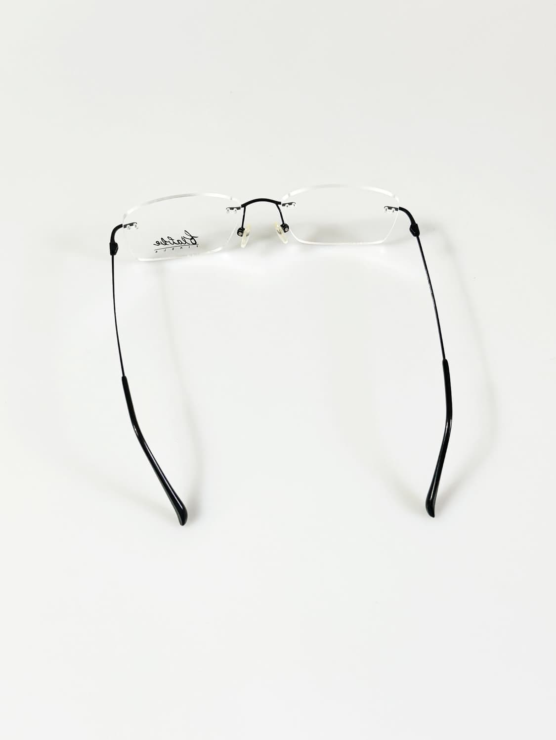 FIABLE 무테 스퀘어 블랙 메탈 빈티지 안경 상품이미지5