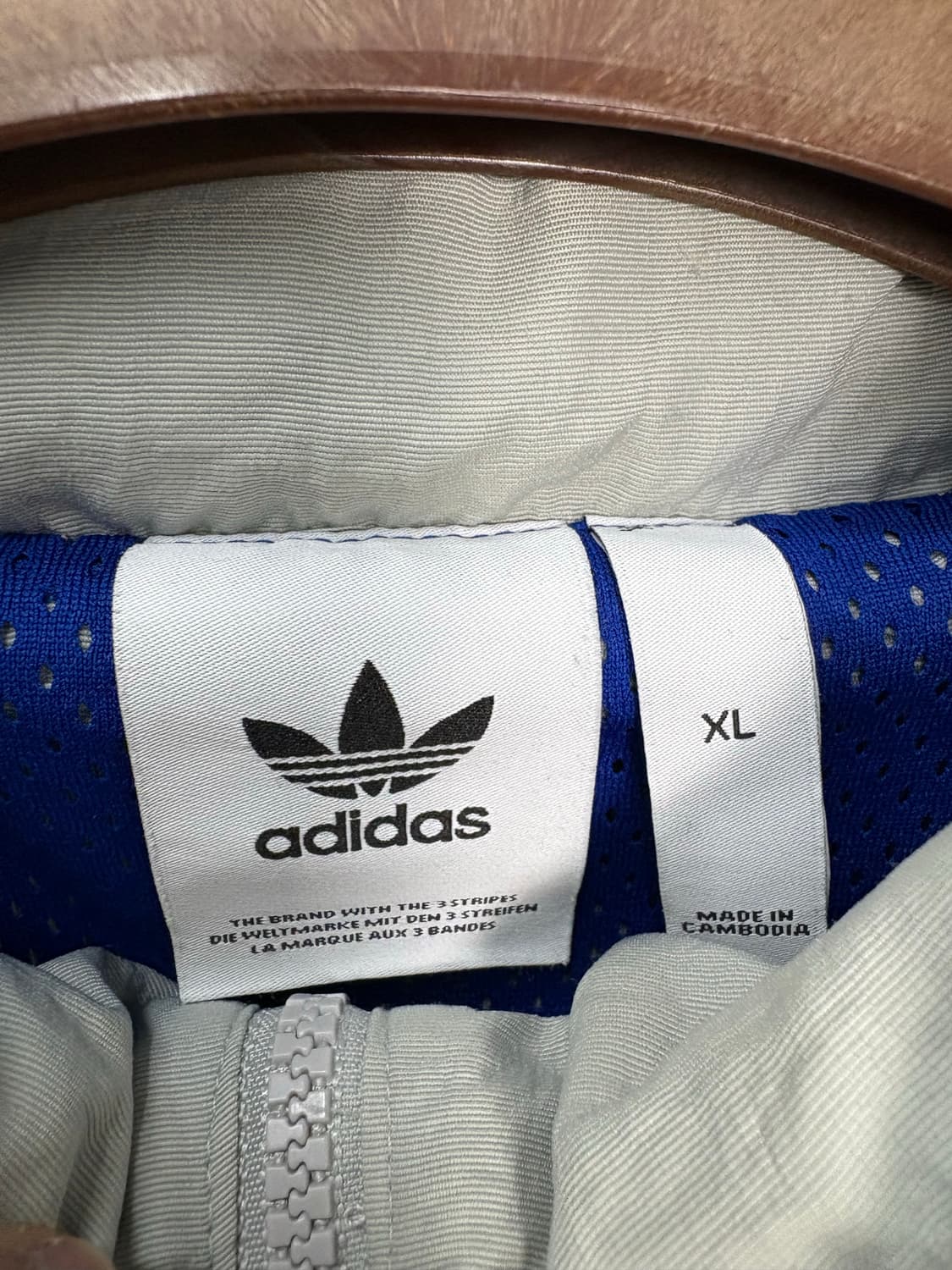 아디다스 R.Y.V 윈드 트랙탑 블루 아노락 자켓 A3494 상품이미지8