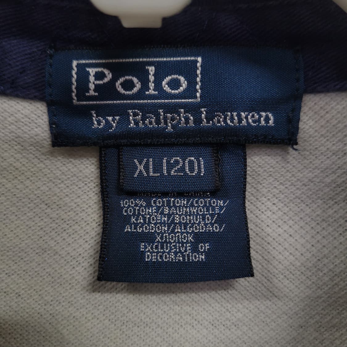 Ralph Lauren 랄프로렌 빈티지 빅포니 자수로고 럭비 셔츠 상품이미지5