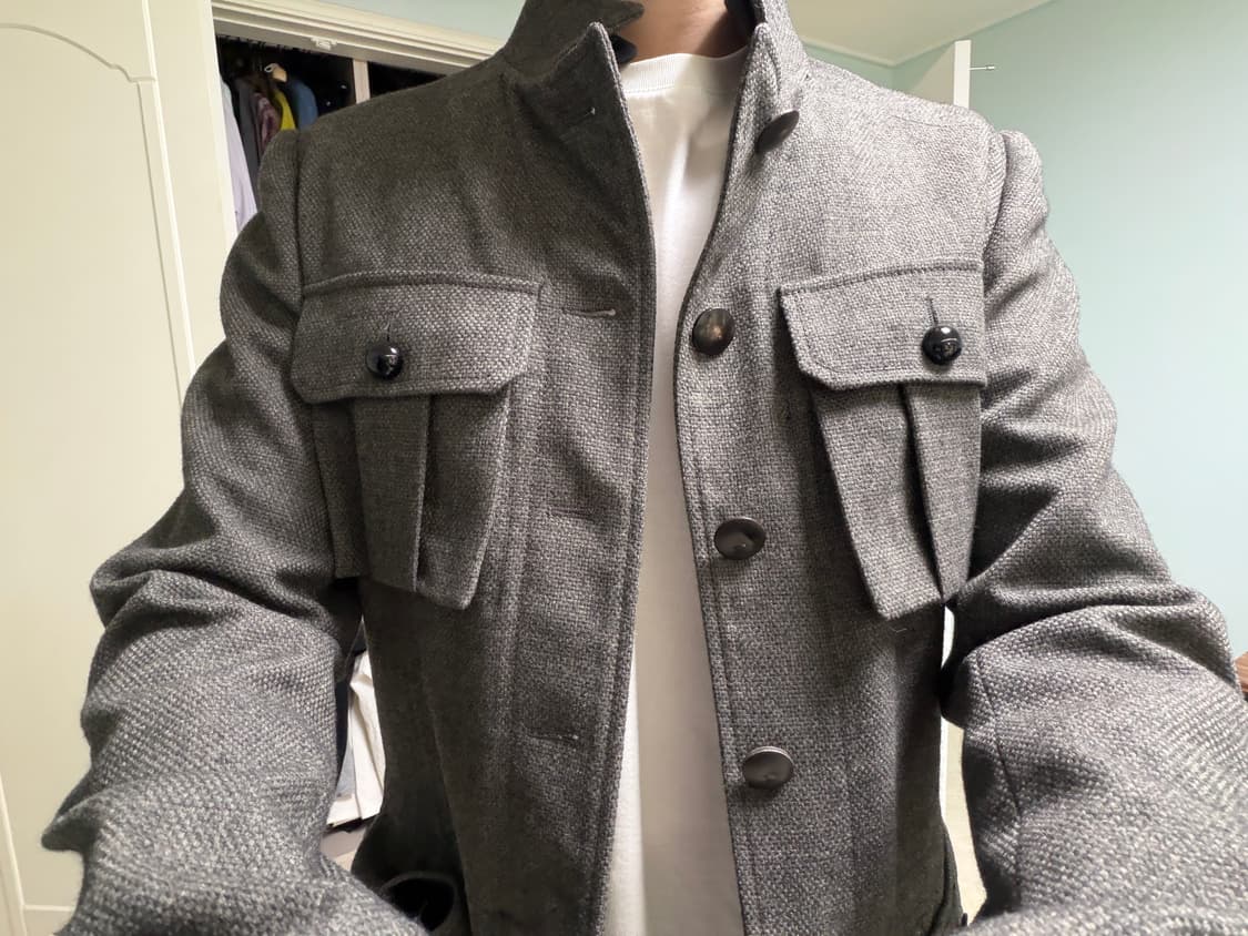 발렌시아가 AW2006 울 밀리터리 자켓(46) 상품이미지5