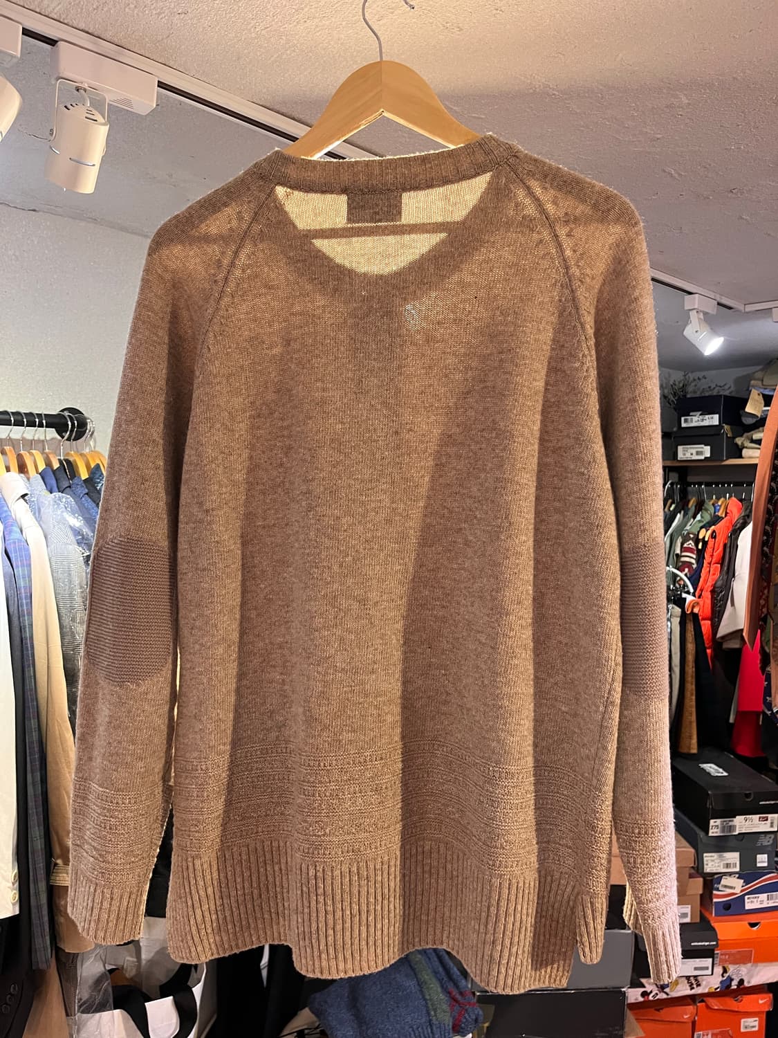 어나더오피스 젠틀 링크 가디건 (오트밀) 상품이미지2