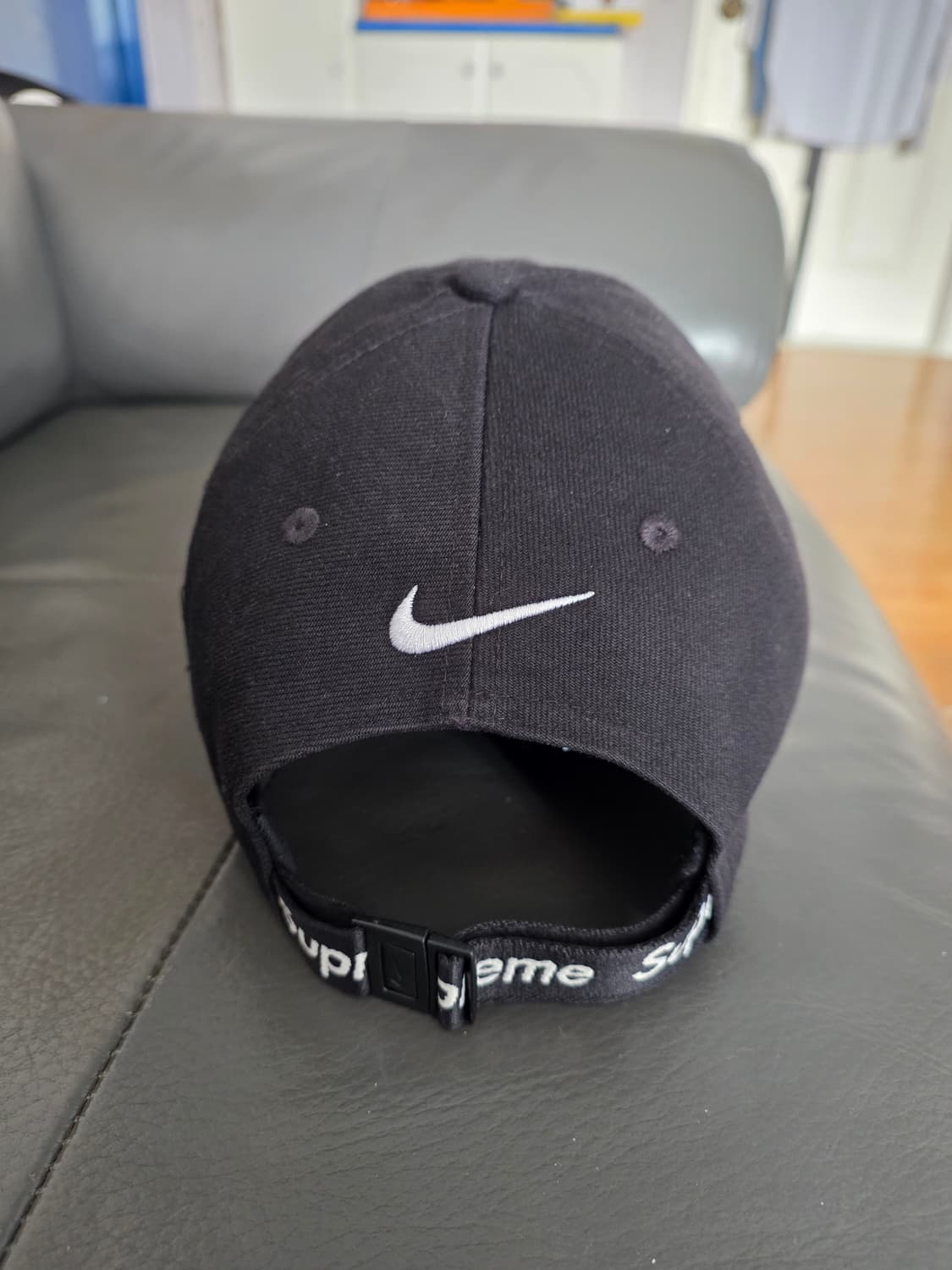 슈프림 x 나이키 ACG 데님 6-패널 캡 블랙 - 22FW 상품이미지3