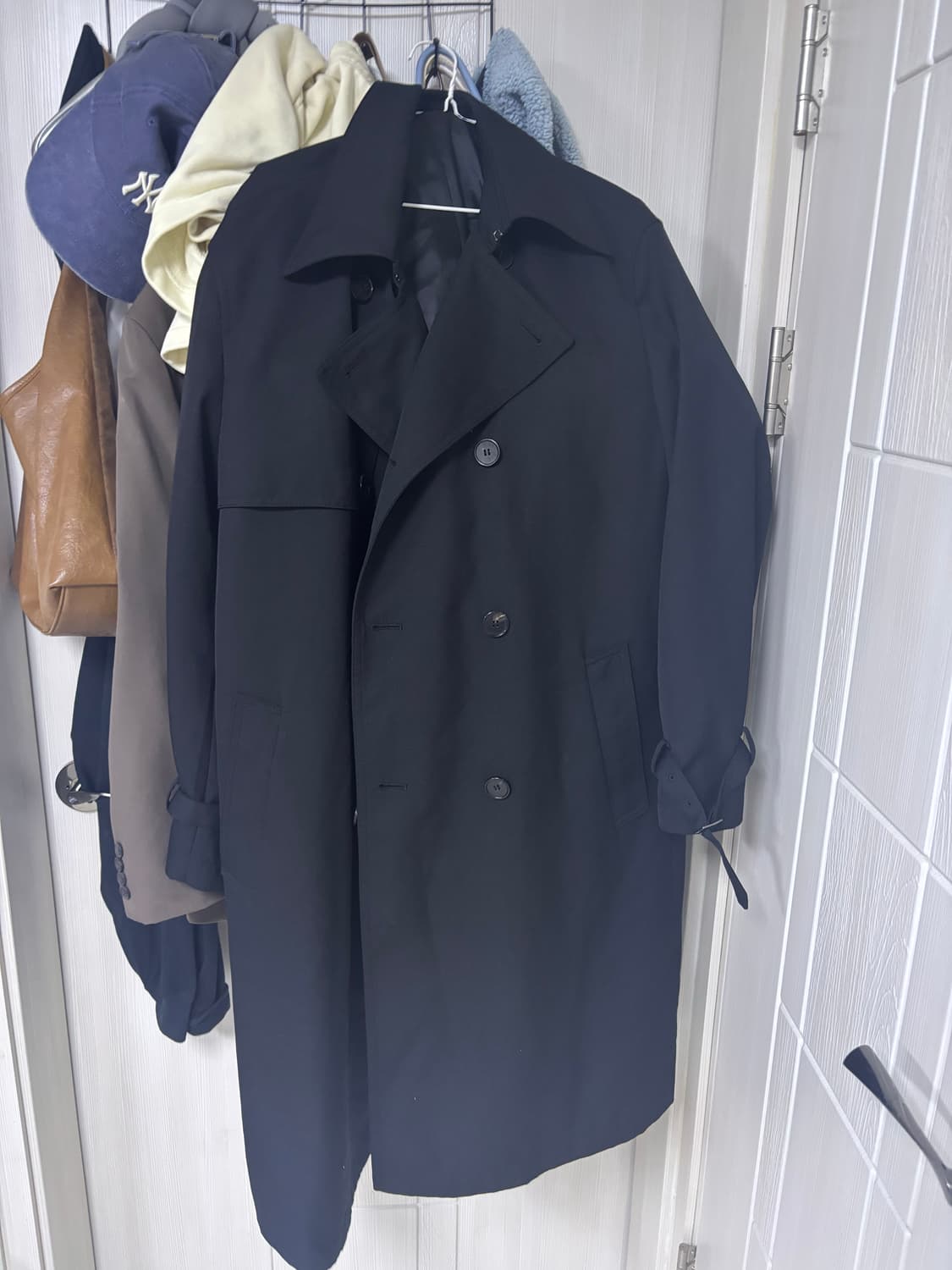 무신사 울 블랜드 오버 트렌치코트  L 상품이미지1