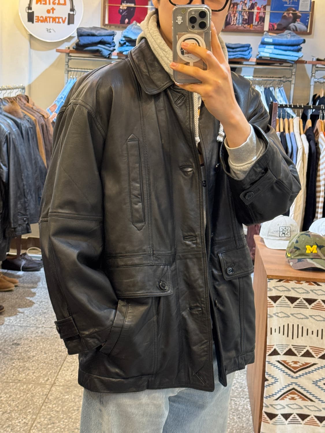 빈티지 램스킨 카코트(O52) 상품이미지2