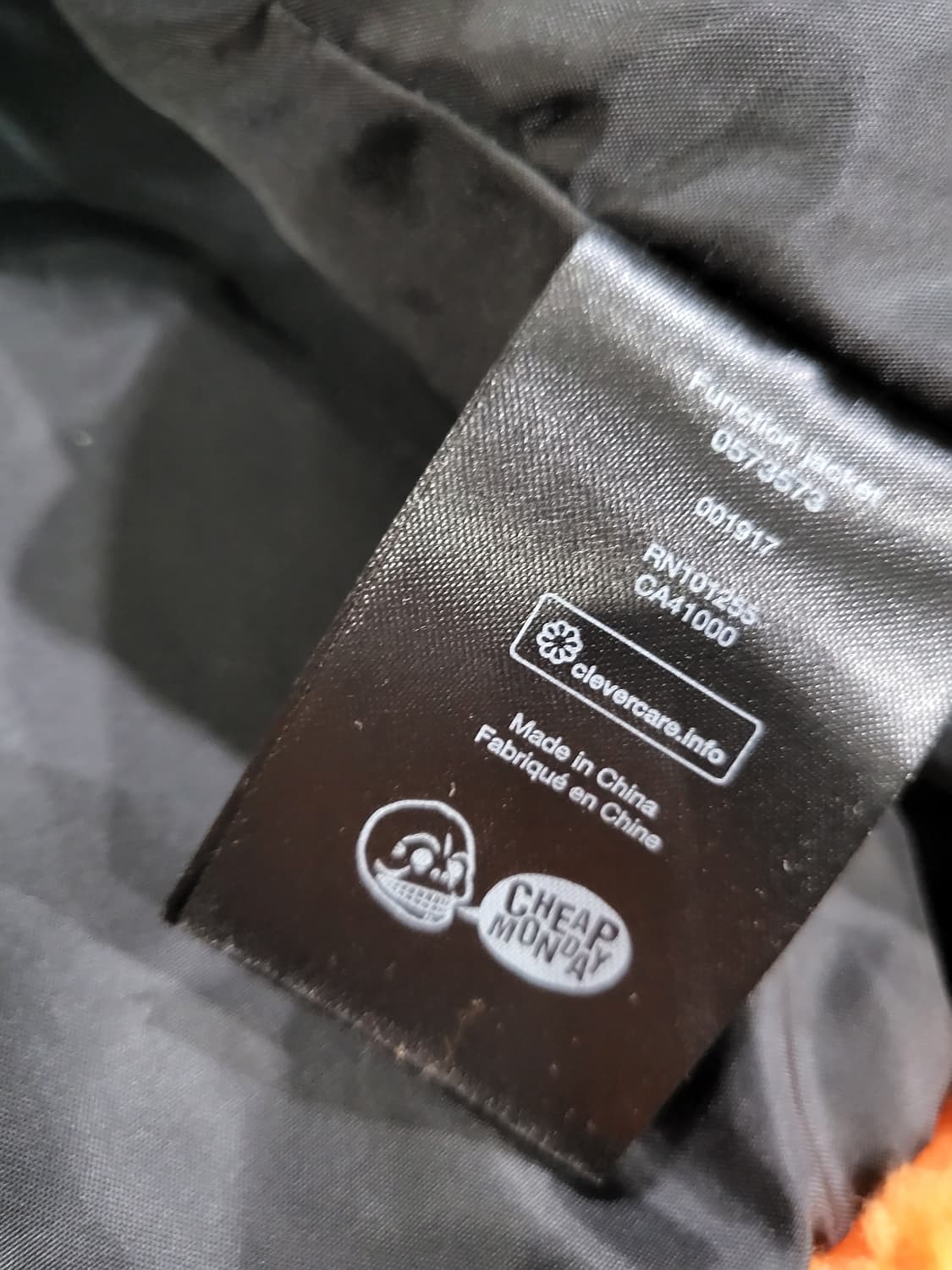 주황 컬러 퍼 자켓(Cheap Monday)-유아동용 상품이미지8