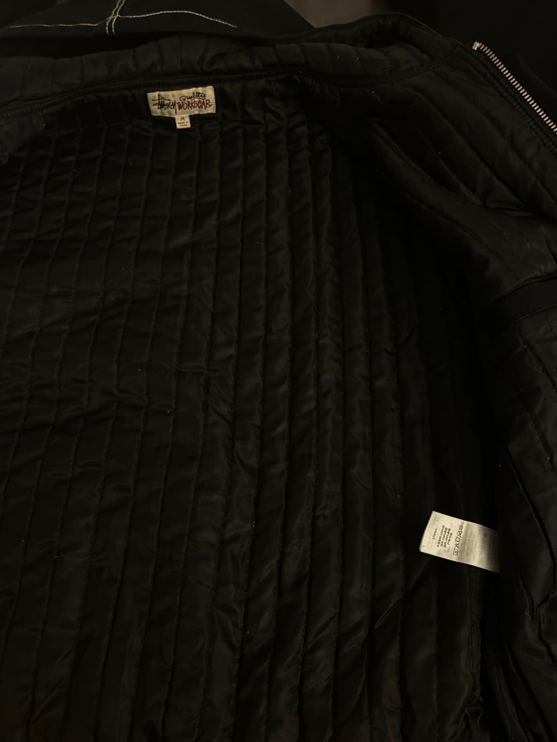 스투시 워크자켓 콘트라스트 스티치 블랙 M사이즈 상품이미지7