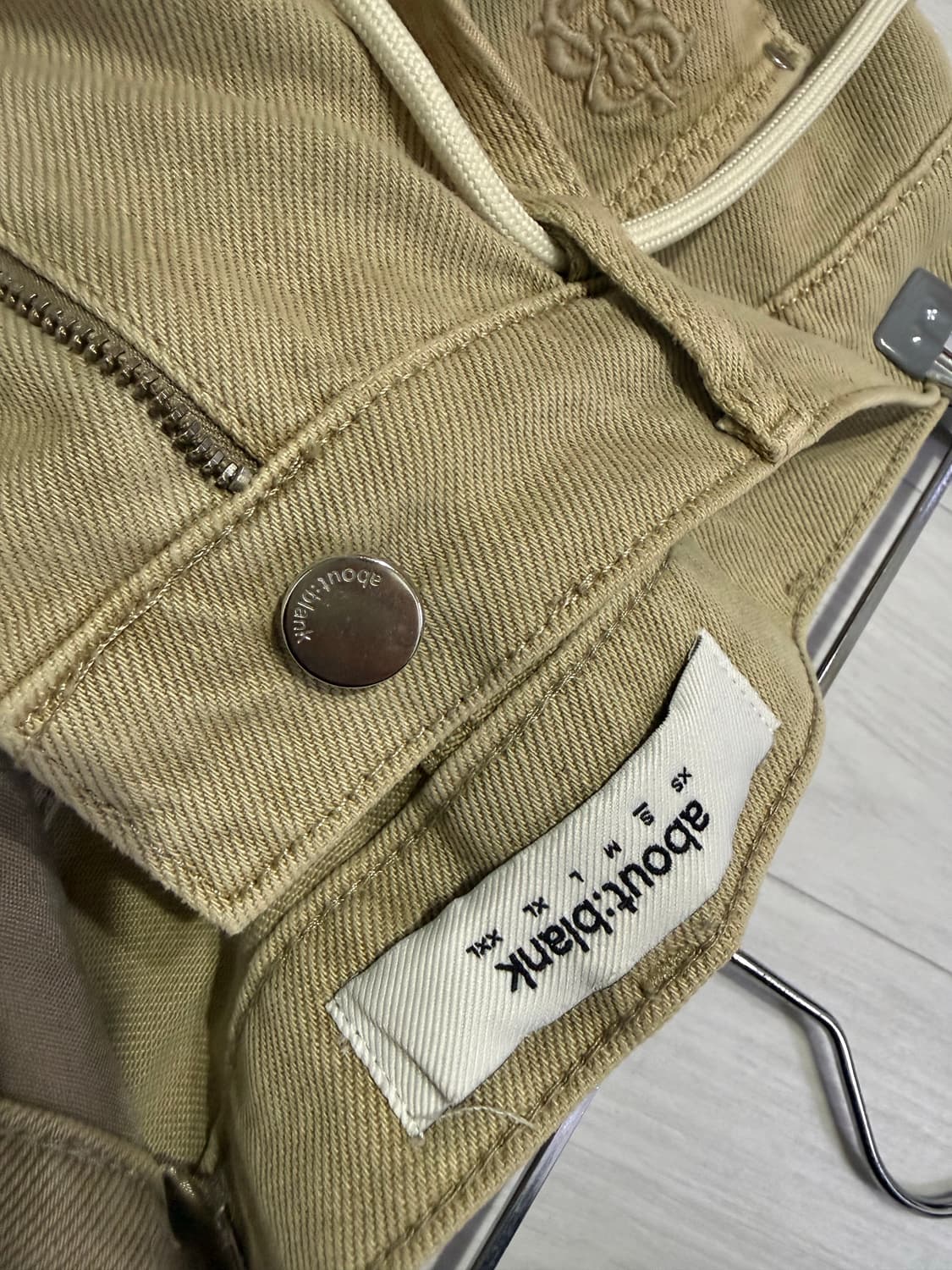 About blank 와이드 데님 베이지 30 상품이미지2