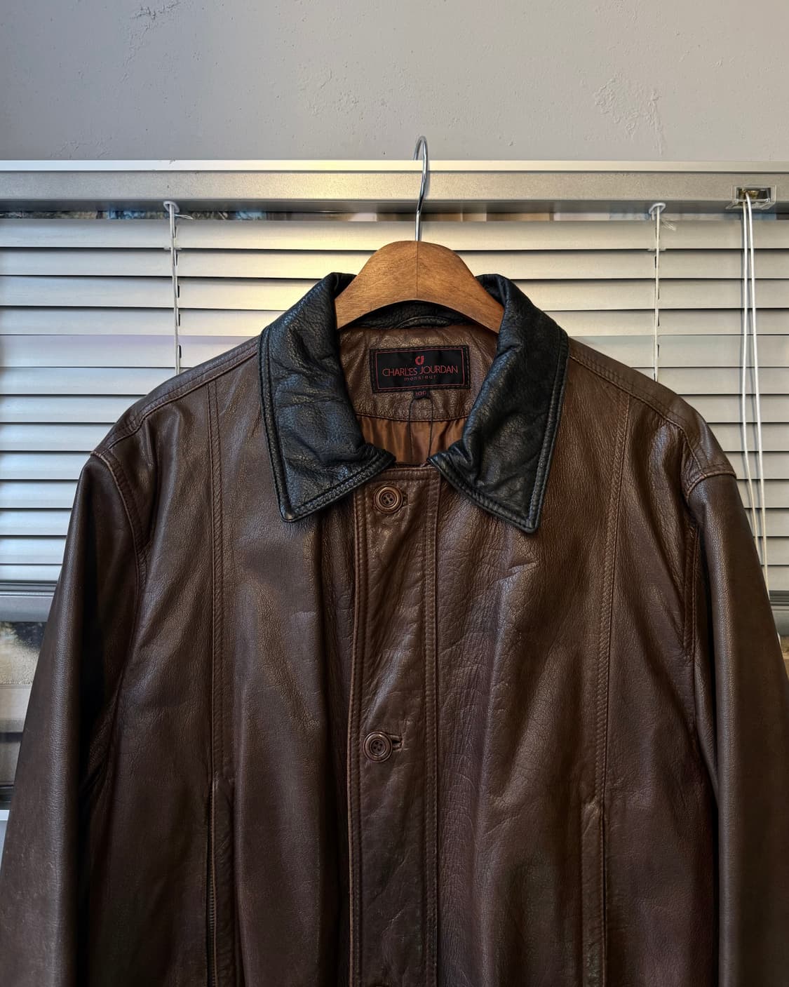 CHARLES JOURDAN goatskin leather jacket 상품이미지4
