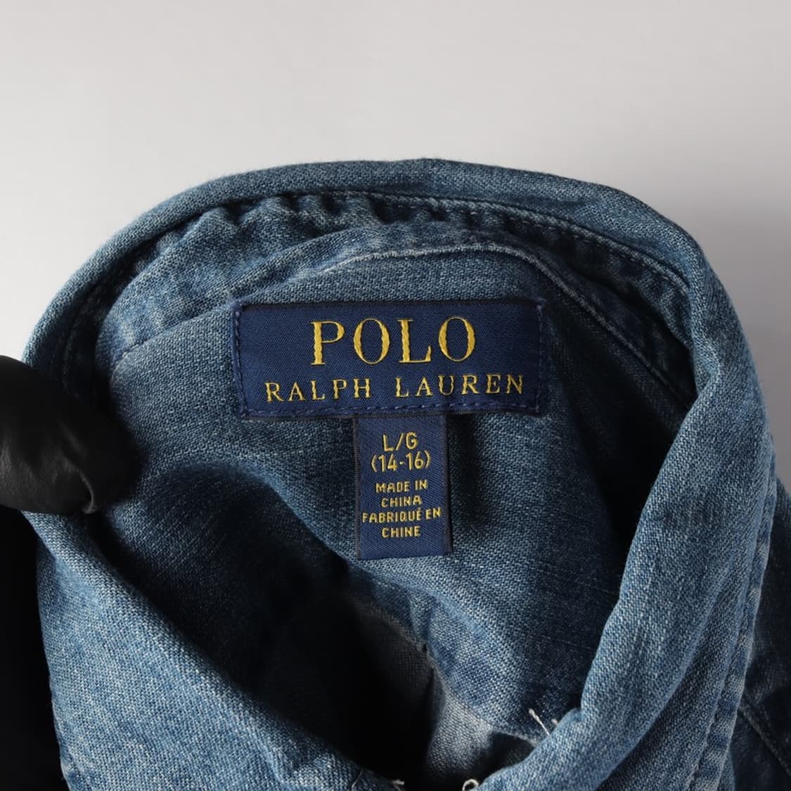 폴로 랄프로렌 보이즈 데님 셔츠 L 14-16 상품이미지5