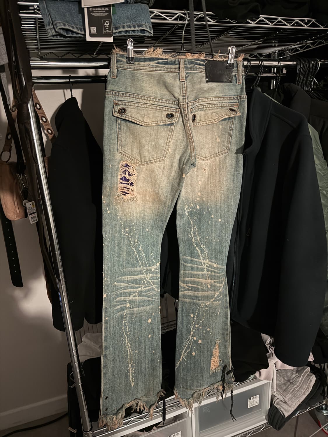 Y2K 데미지 부츠컷 상품이미지2