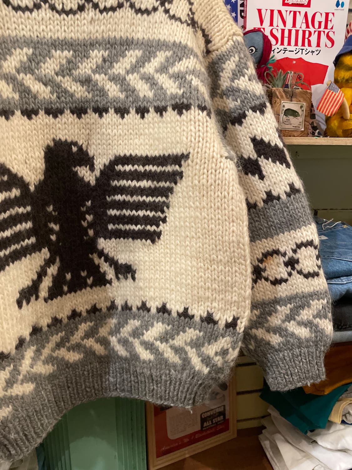 90s Vintage SevenIslands Eagle Wool Knit 상품이미지9