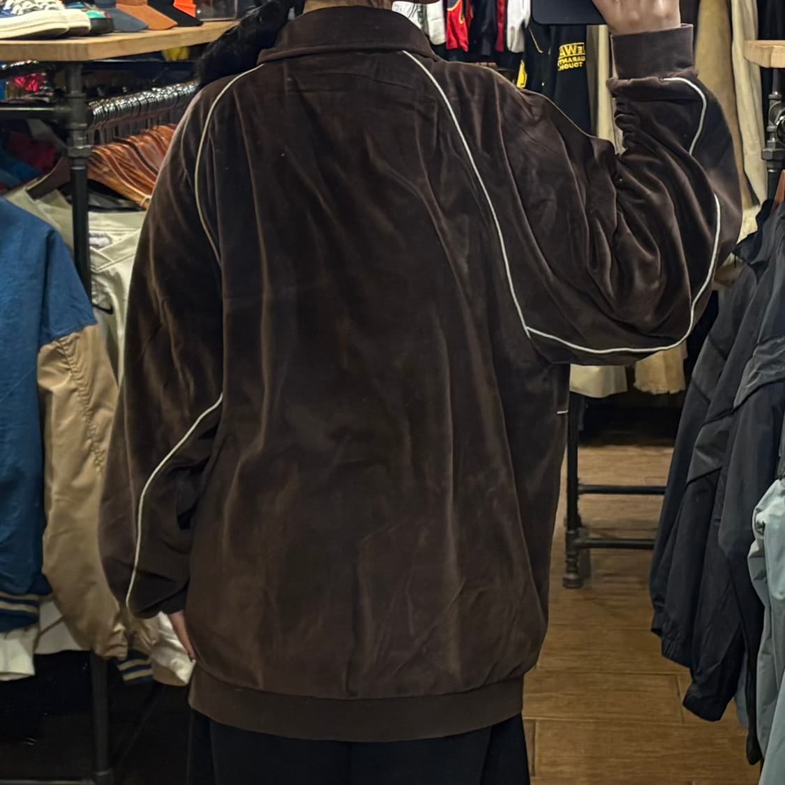 [HI] VTG 벨벳져지 브라운 상품이미지5