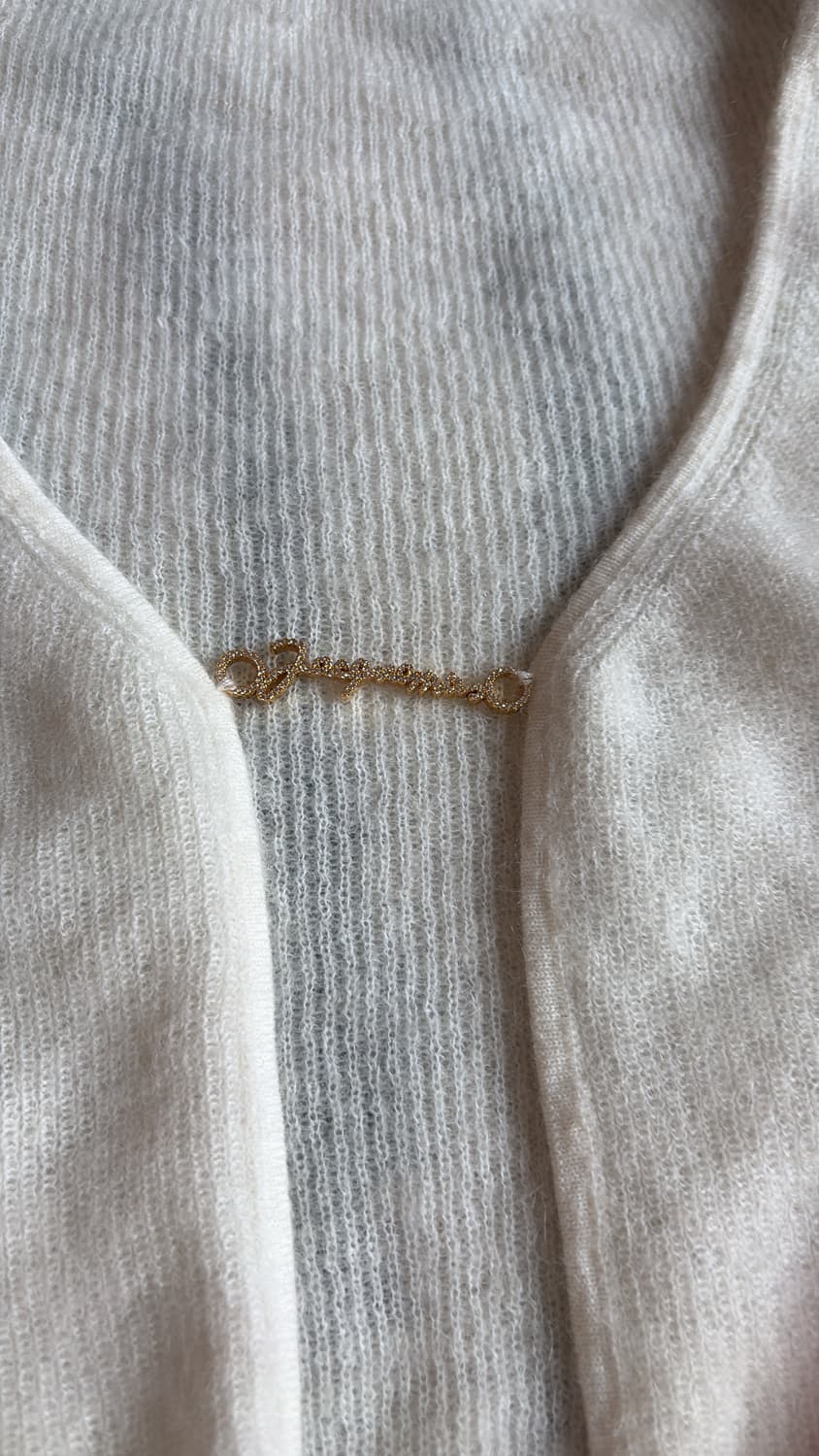Jacquemus 아이보리색가디건 34 상품이미지2