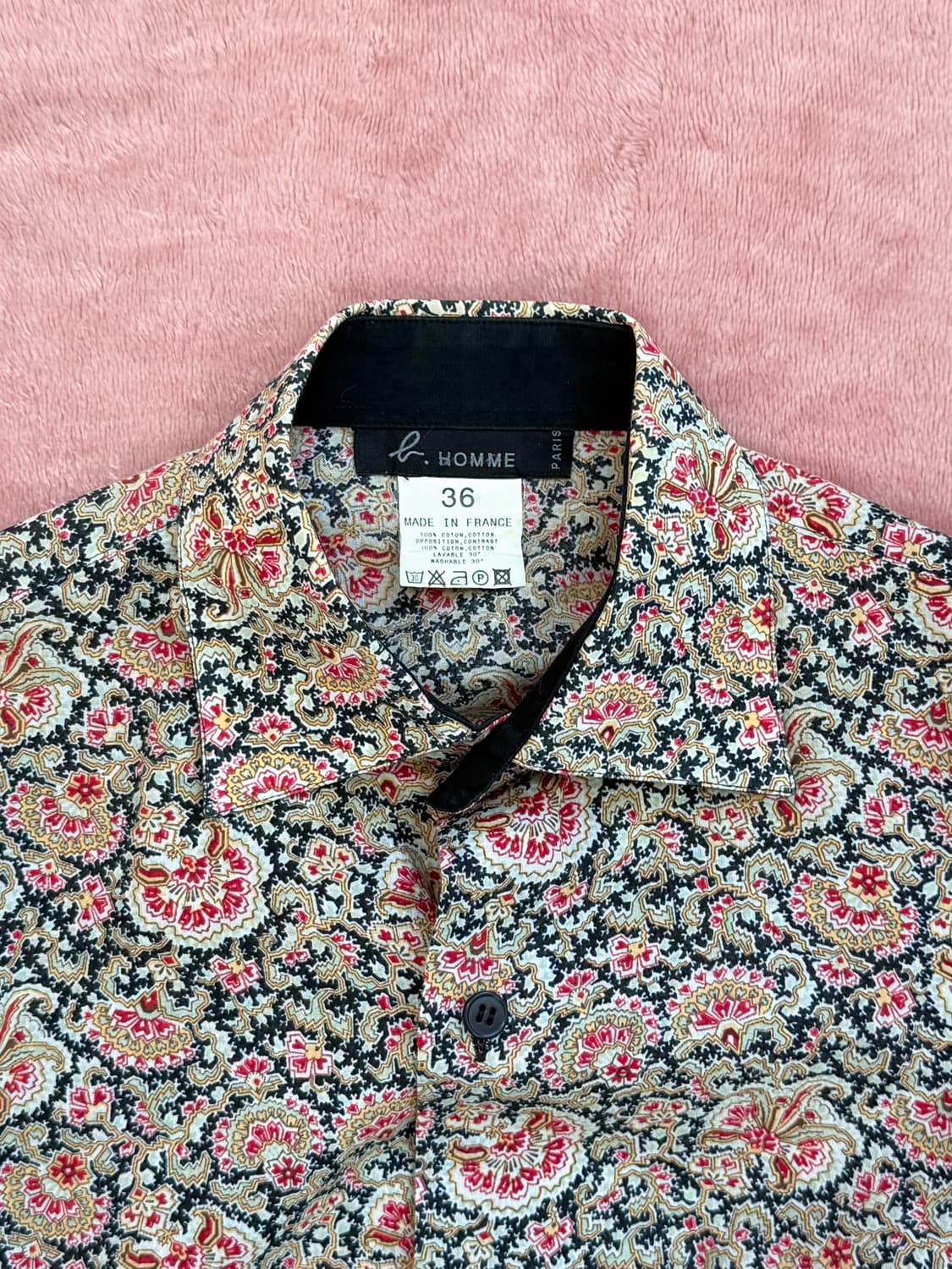 Agnes B. Homme 아네스베 옴므 플라워 셔츠 상품이미지4