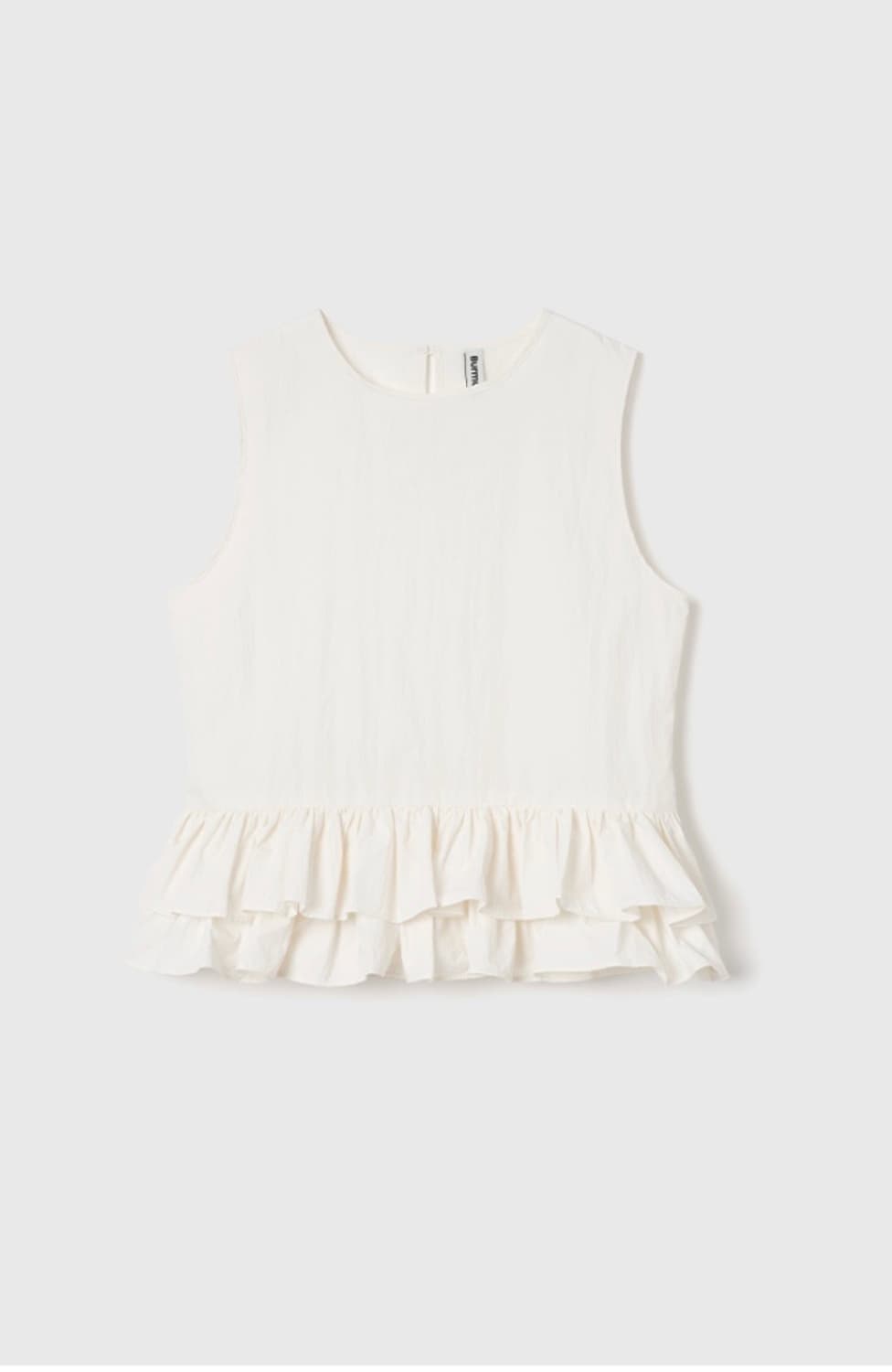 버뮬라 더블 프릴 슬리브리스탑 DOUBLE FRILL SLEEVELESS 상품이미지1