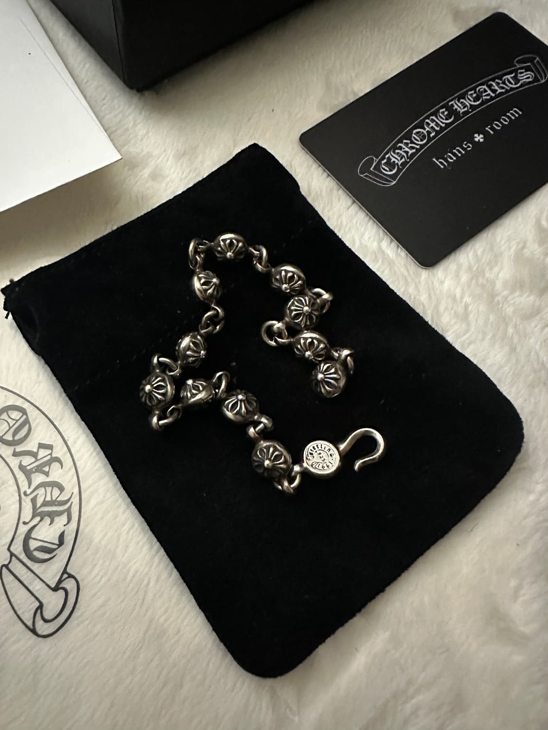 크롬하츠 크로스 볼체인 팔찌 상품이미지6