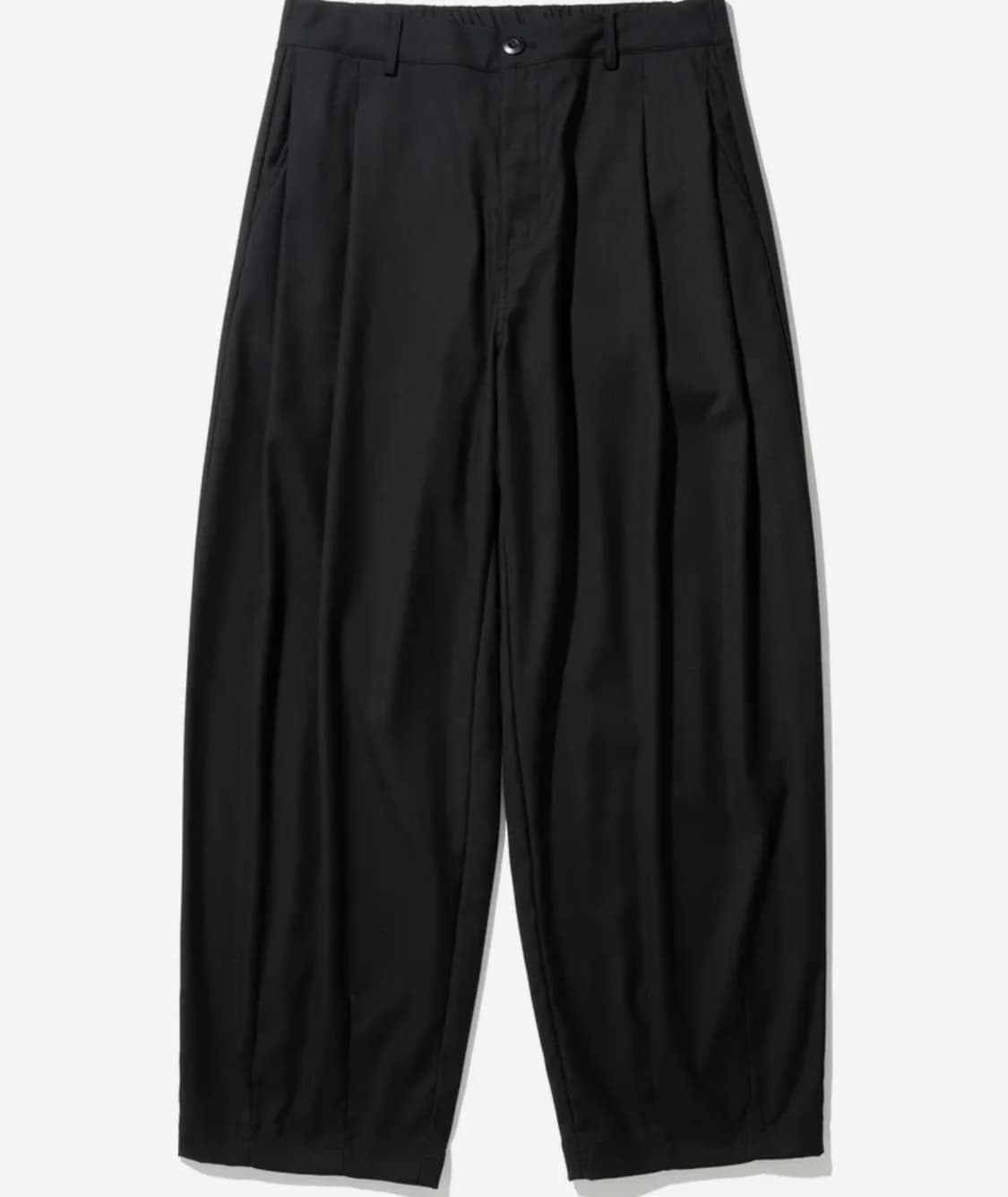 낫포너드 블랙 와이드 슬랙스 상품이미지3