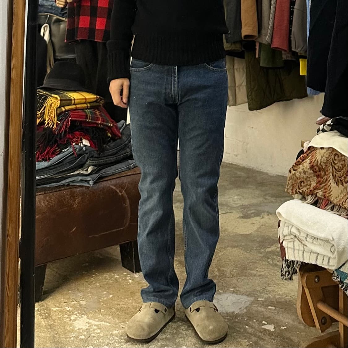 (착용컷) 리바이스 505 (남성용 31) 상품이미지3