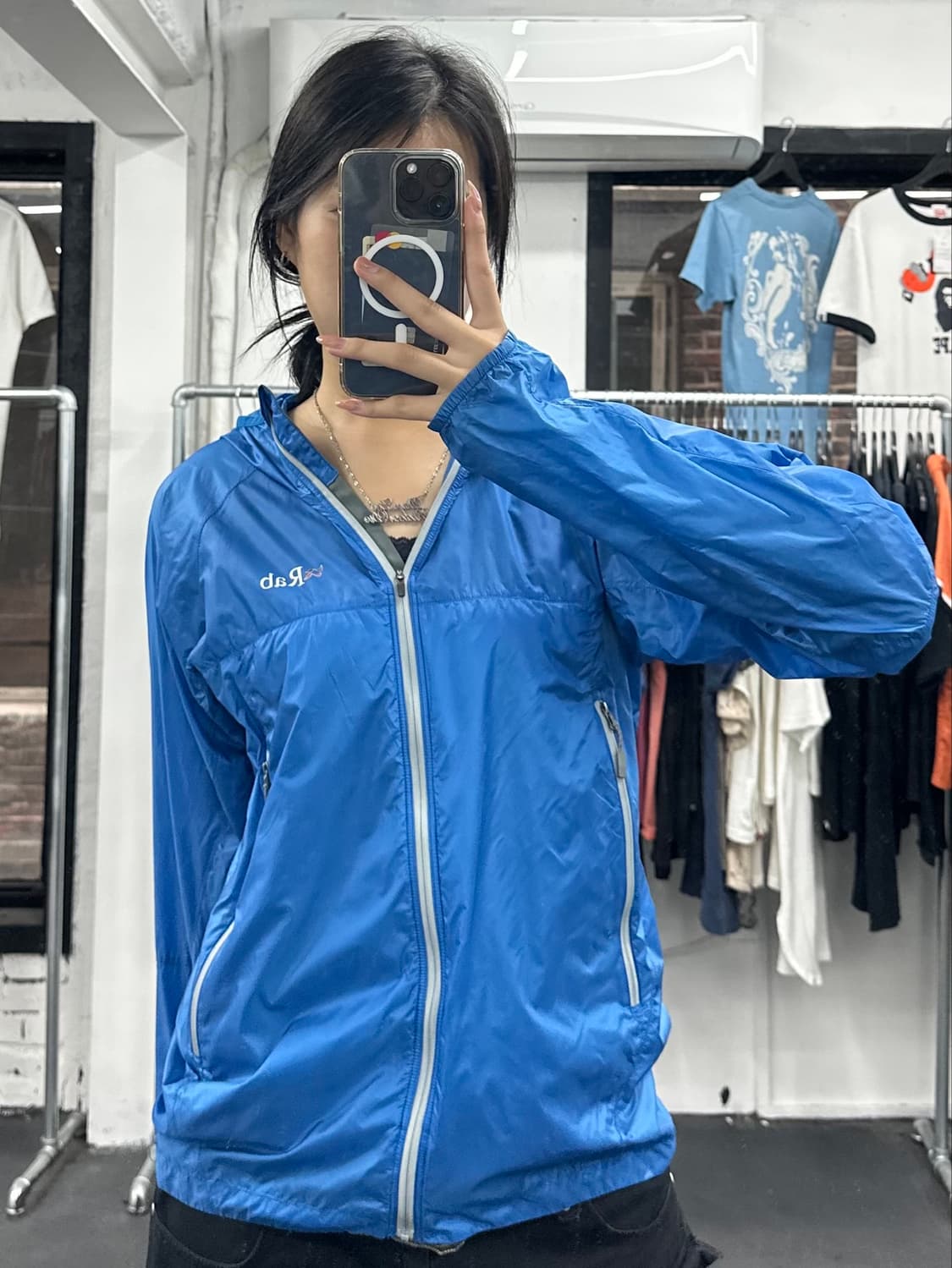 Rab 블루 바람막이 상품이미지1