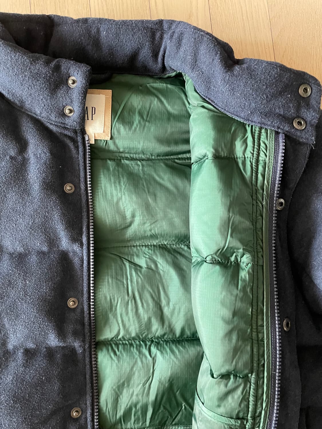 빈티지 갭 울 패딩 상품이미지2