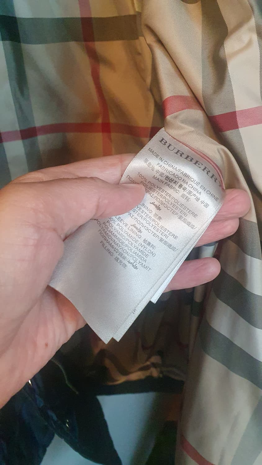 버버리롱패딩점퍼M 상품이미지6