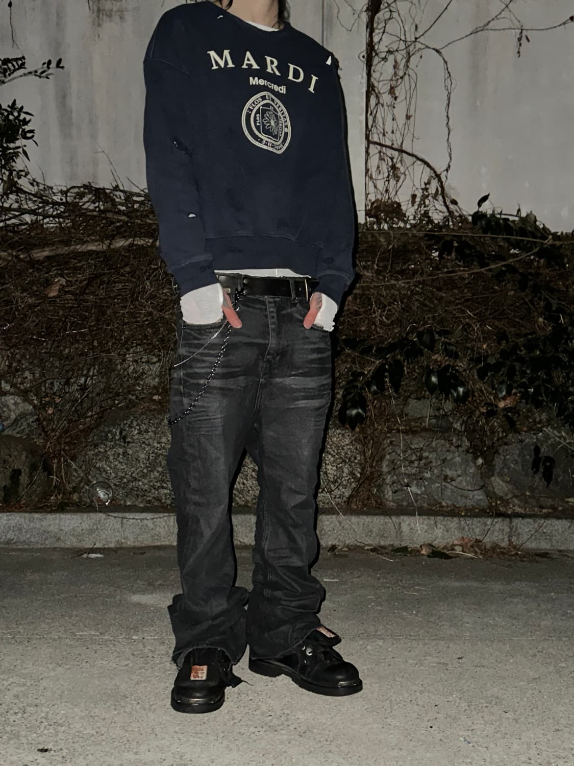 MARDI destroyed sweat shirts 상품이미지6