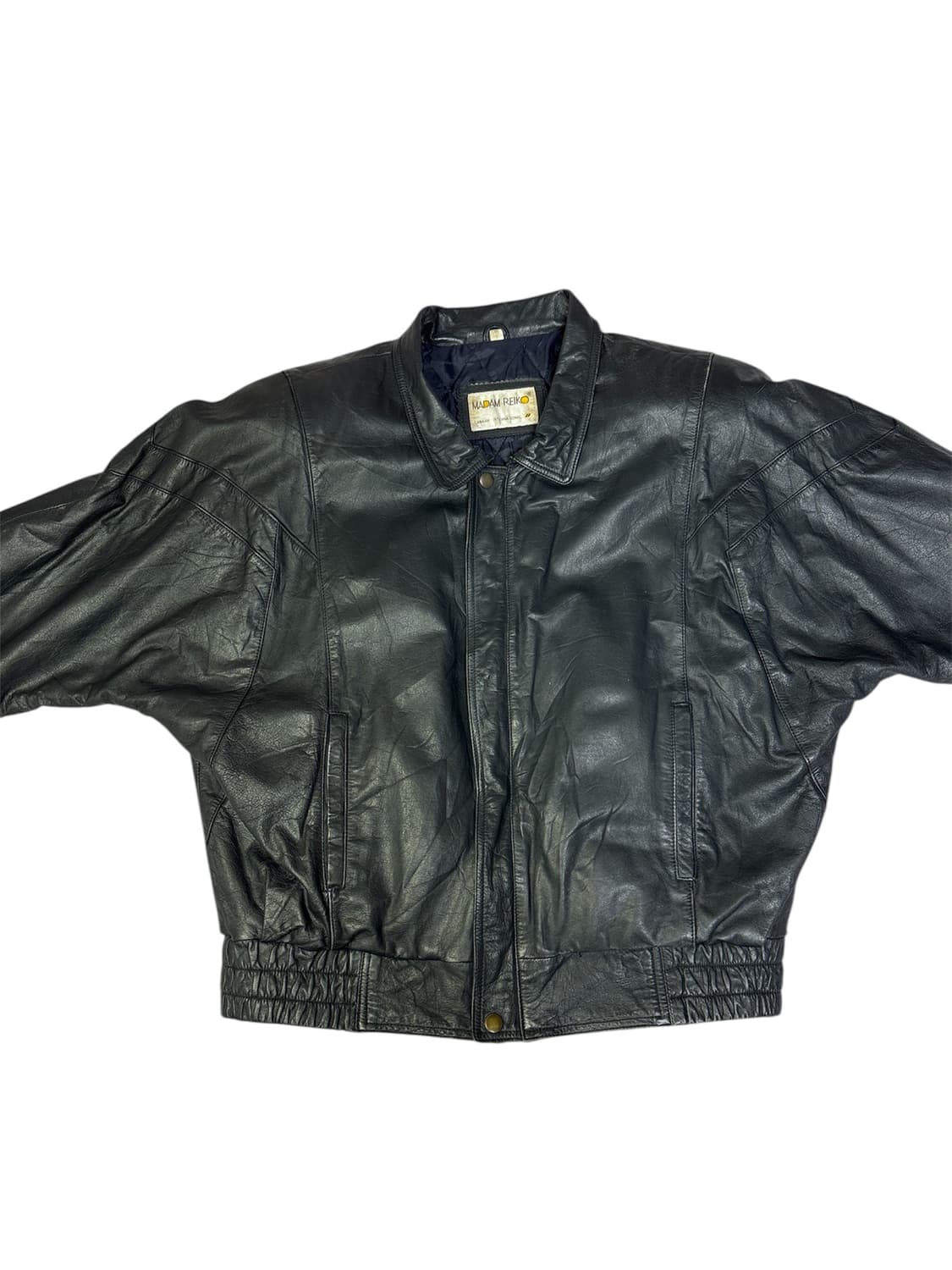 빈티지 레더 블루종 소가죽 자켓 M 상품이미지2