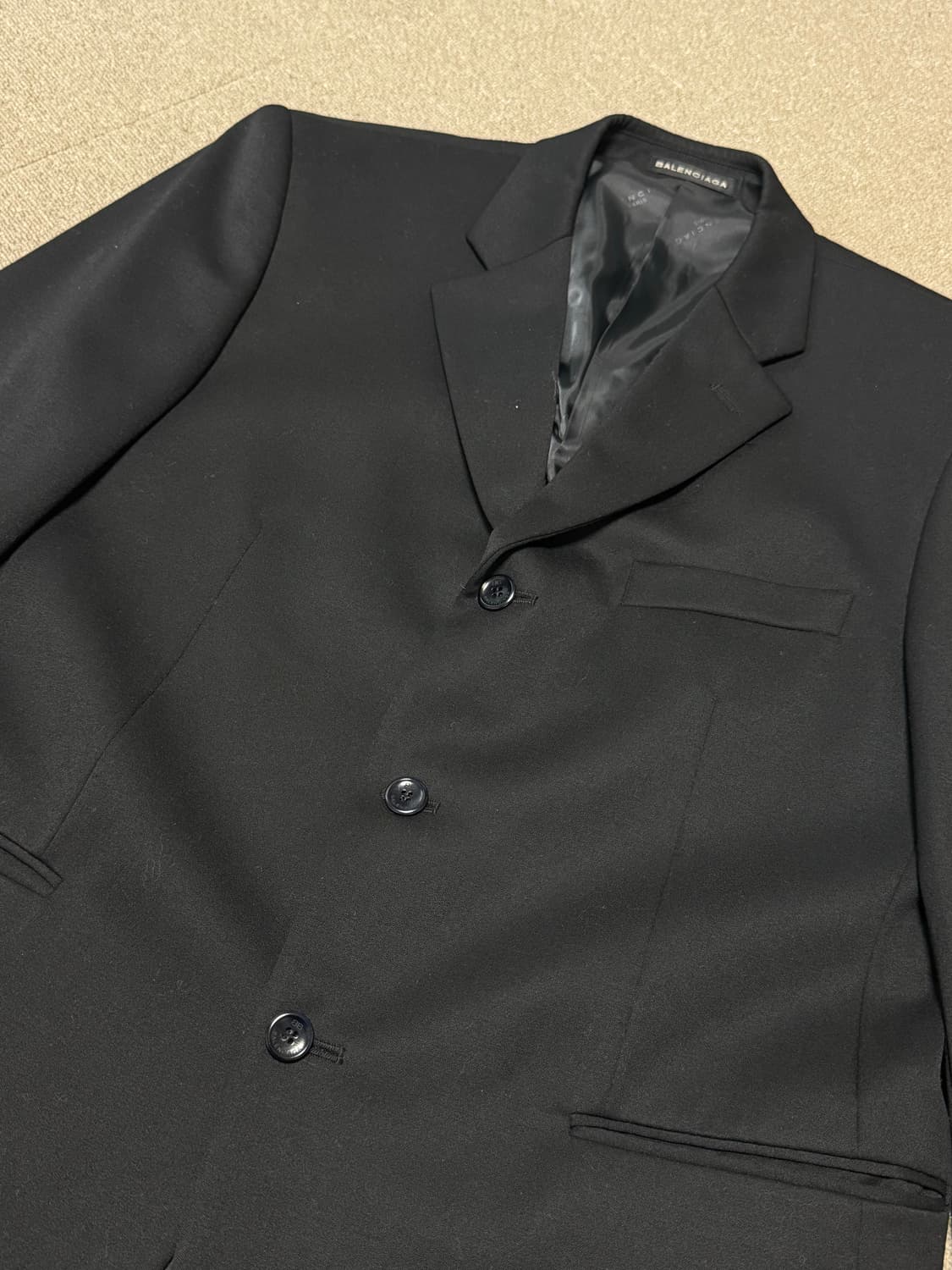 발렌시아가 테일러링 쓰리버튼 자켓 100사이즈 상품이미지4