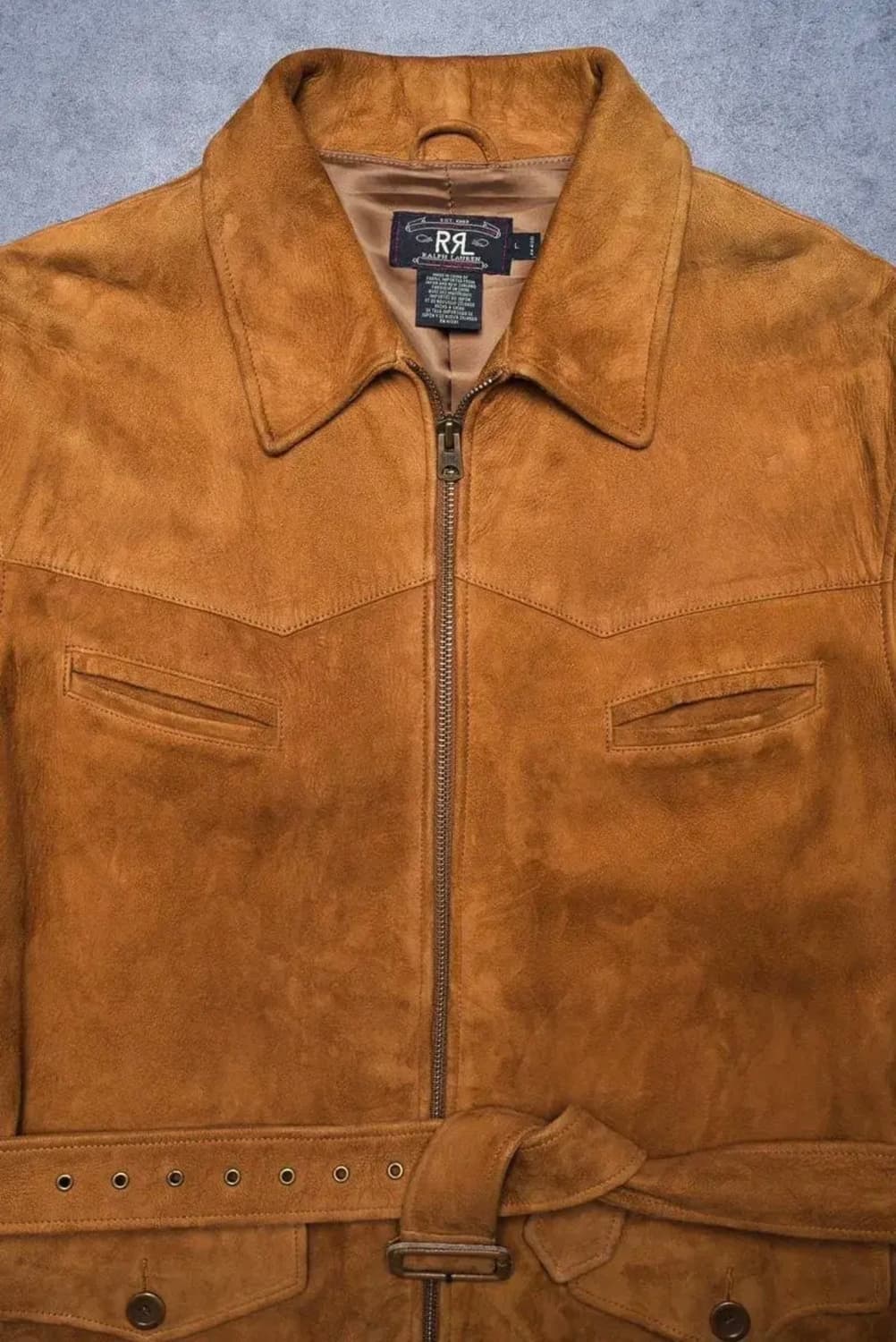 더블알엘 웨스턴 스웨이드 코트 L사이즈 상품이미지3