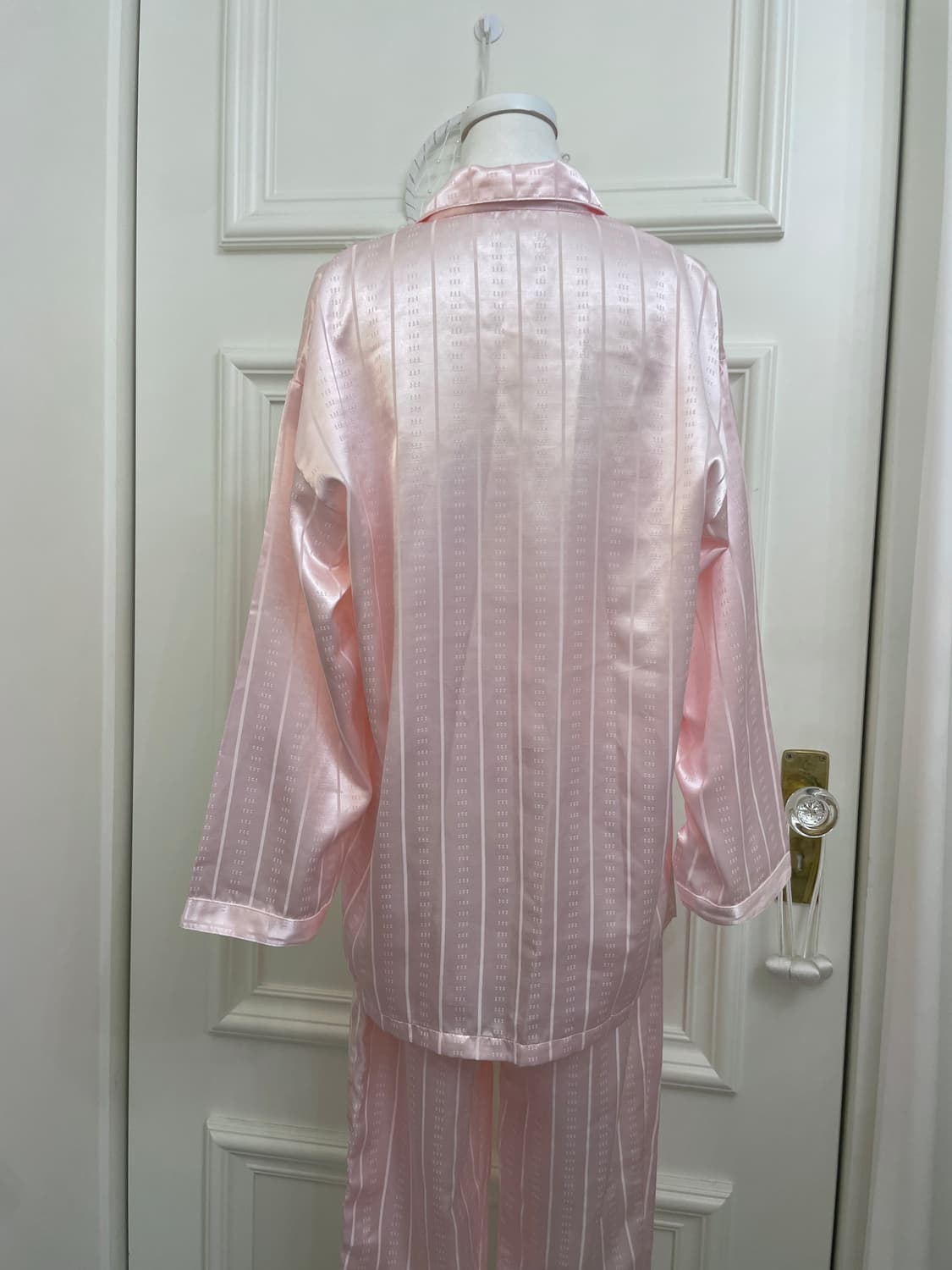 pink embroidery point pajama set(size-M) 상품이미지4
